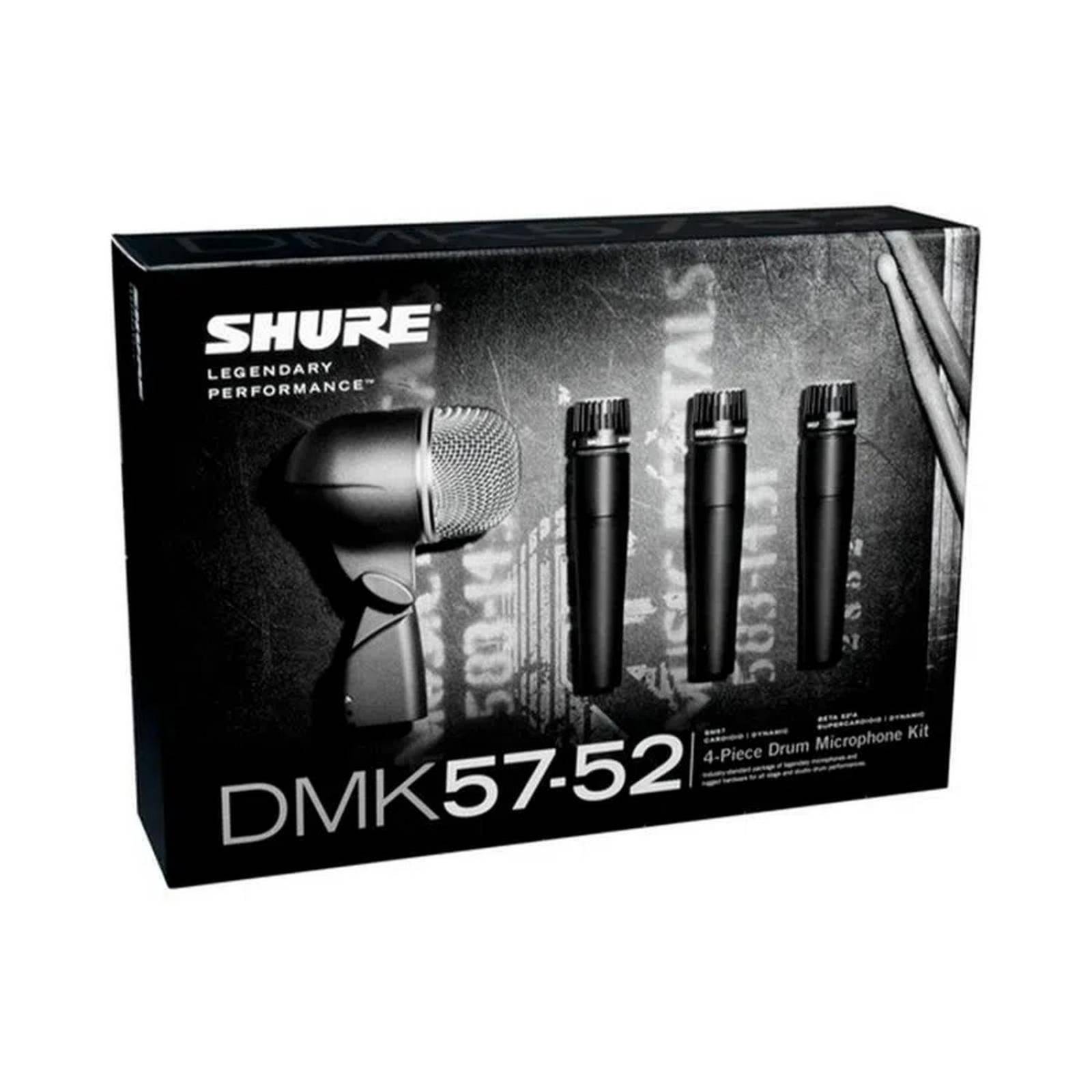 Shure DMK57-52 Kit de micrófonos Para Batería SM Beta 
