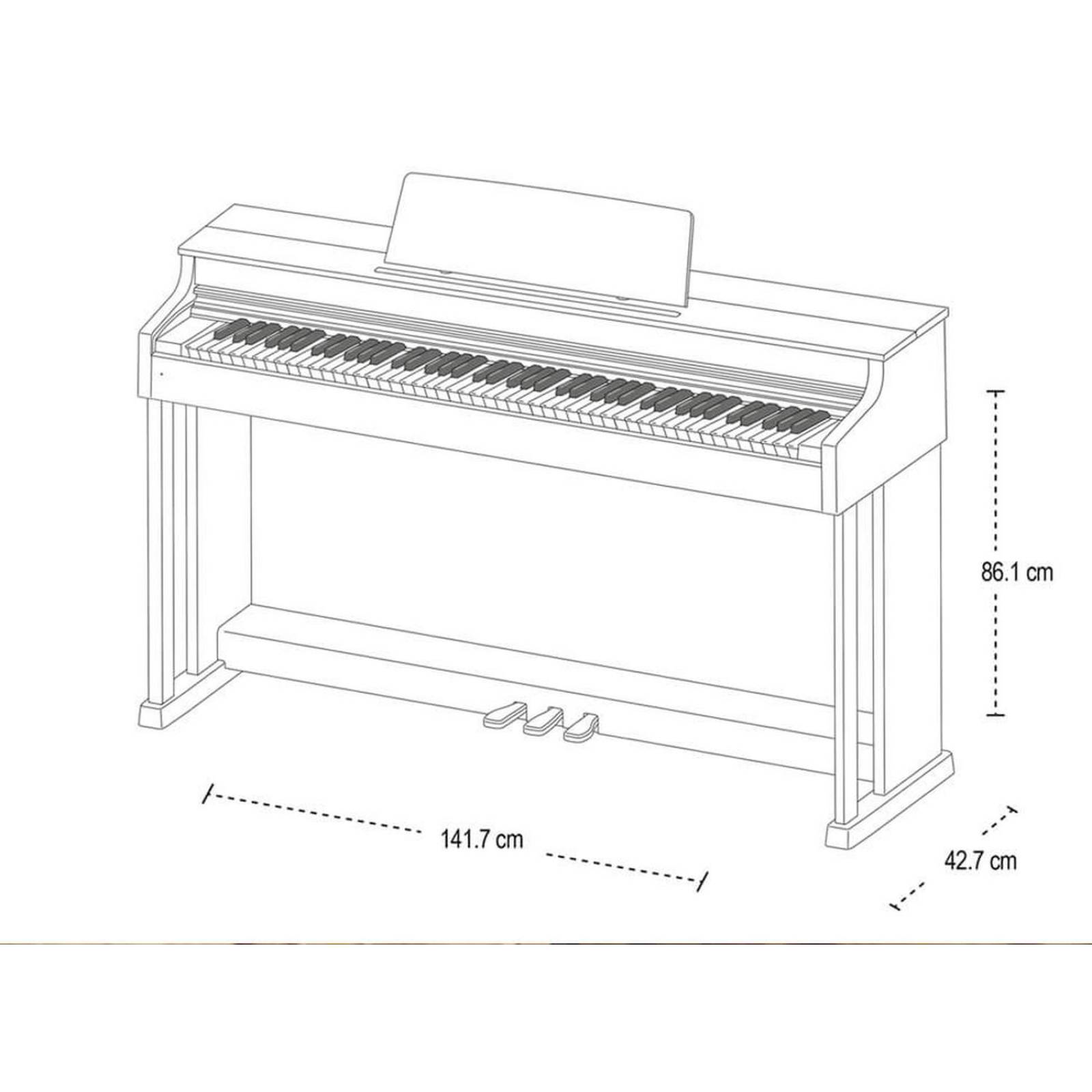 Casio Celviano Ap-270bk Piano Digital 88 teclas Banco y Base 