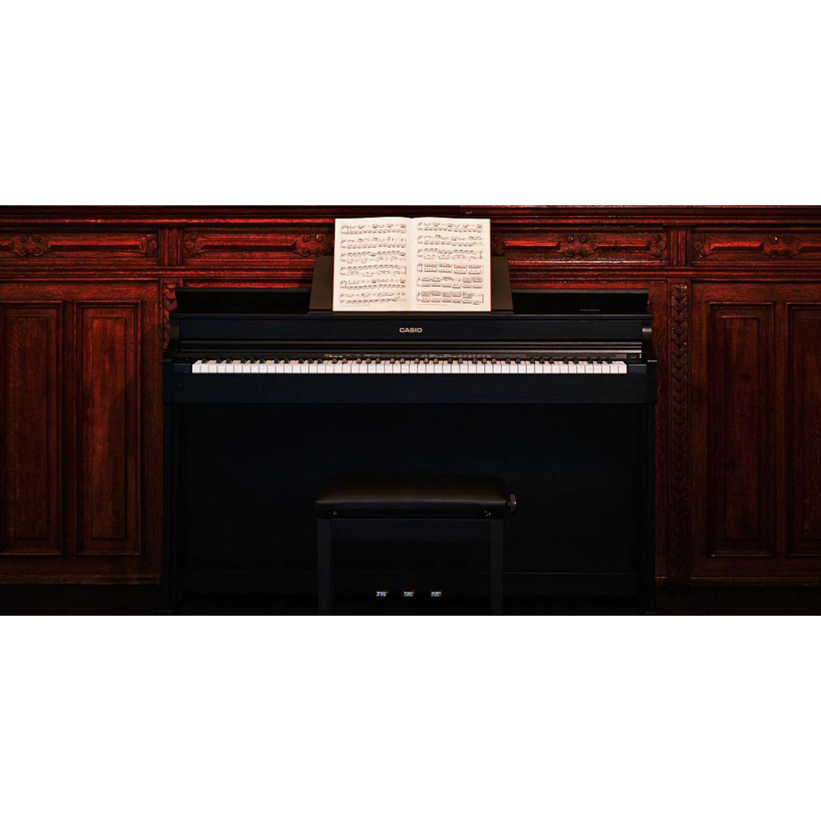 Casio Celviano Ap-470bk Piano Digital 88 teclas Banco y Base 