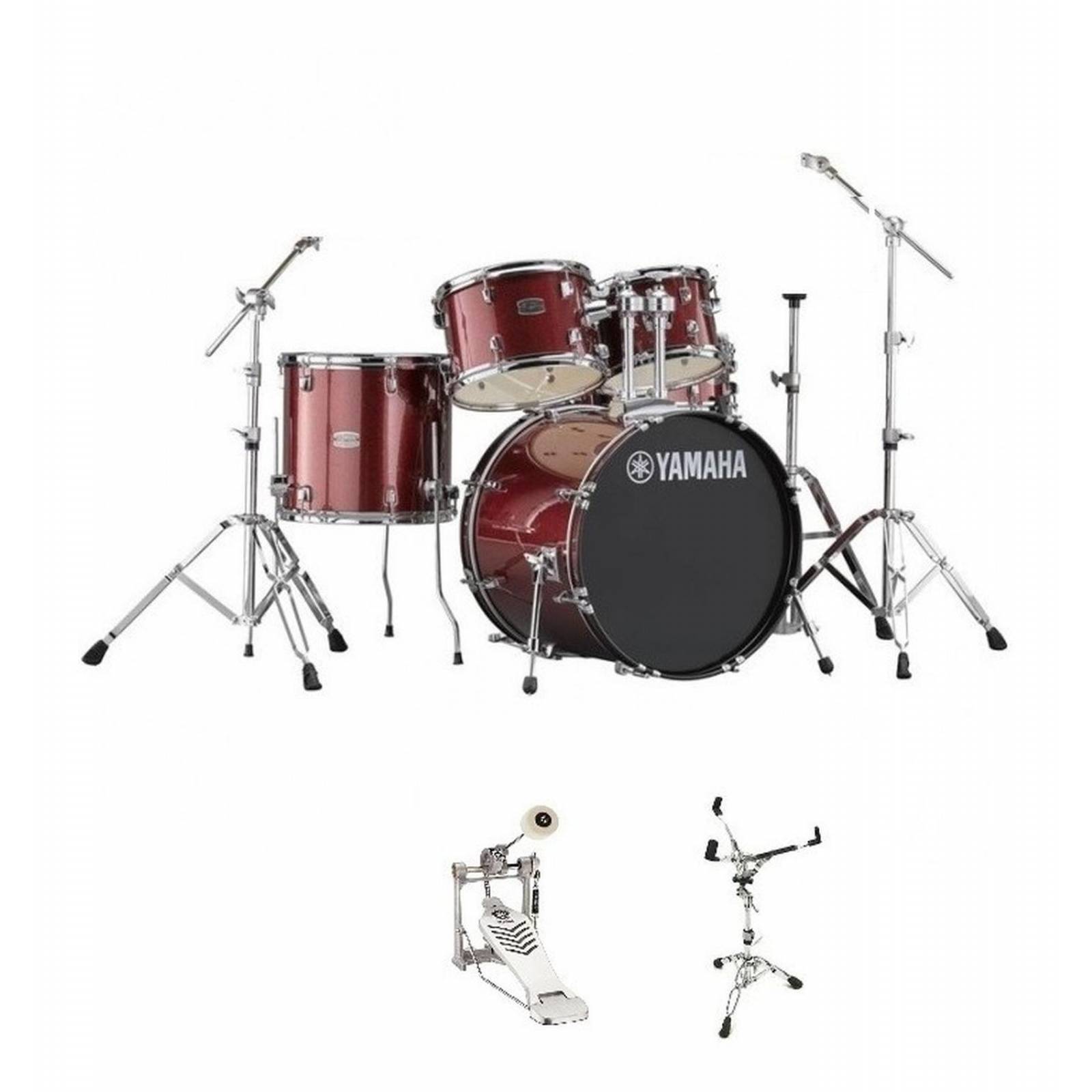 Yamaha Rydeen Rdp2f5bgg680 Batería Acústica Color Vino 