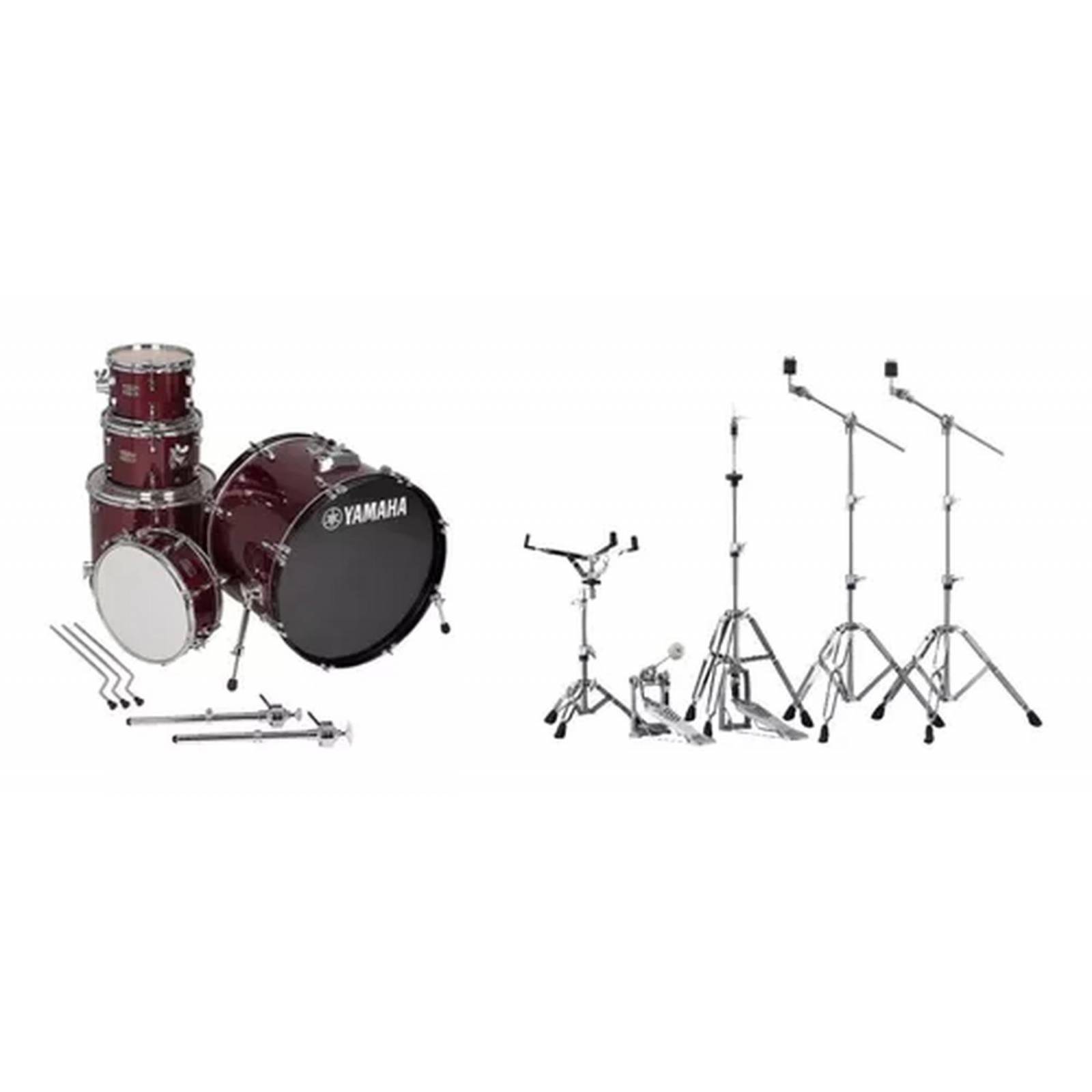 Yamaha Rydeen Rdp2f5bgg680 Batería Acústica Color Vino 