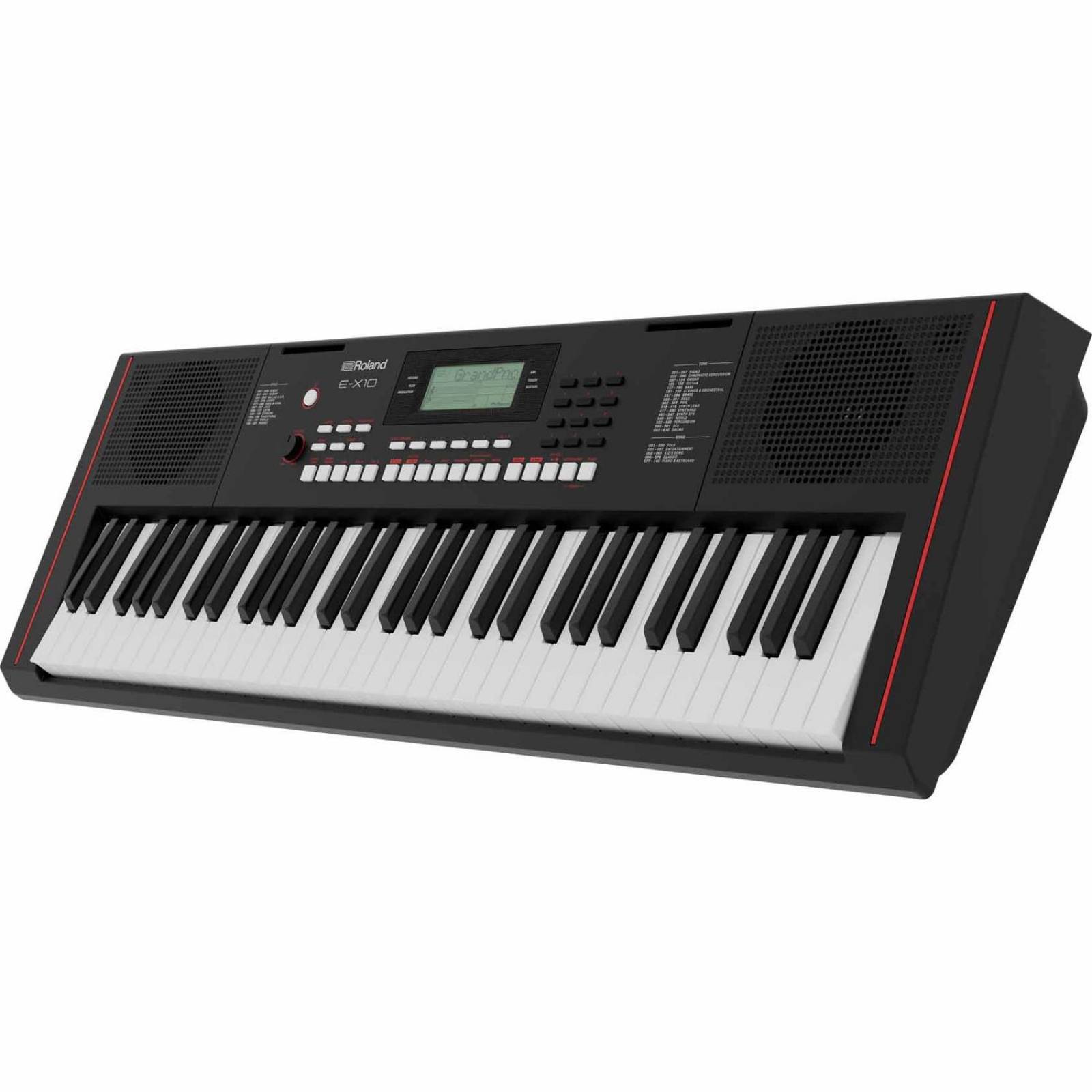 Roland E-x10, Teclado Arranger Portatil De 61 Teclas Color Negro 