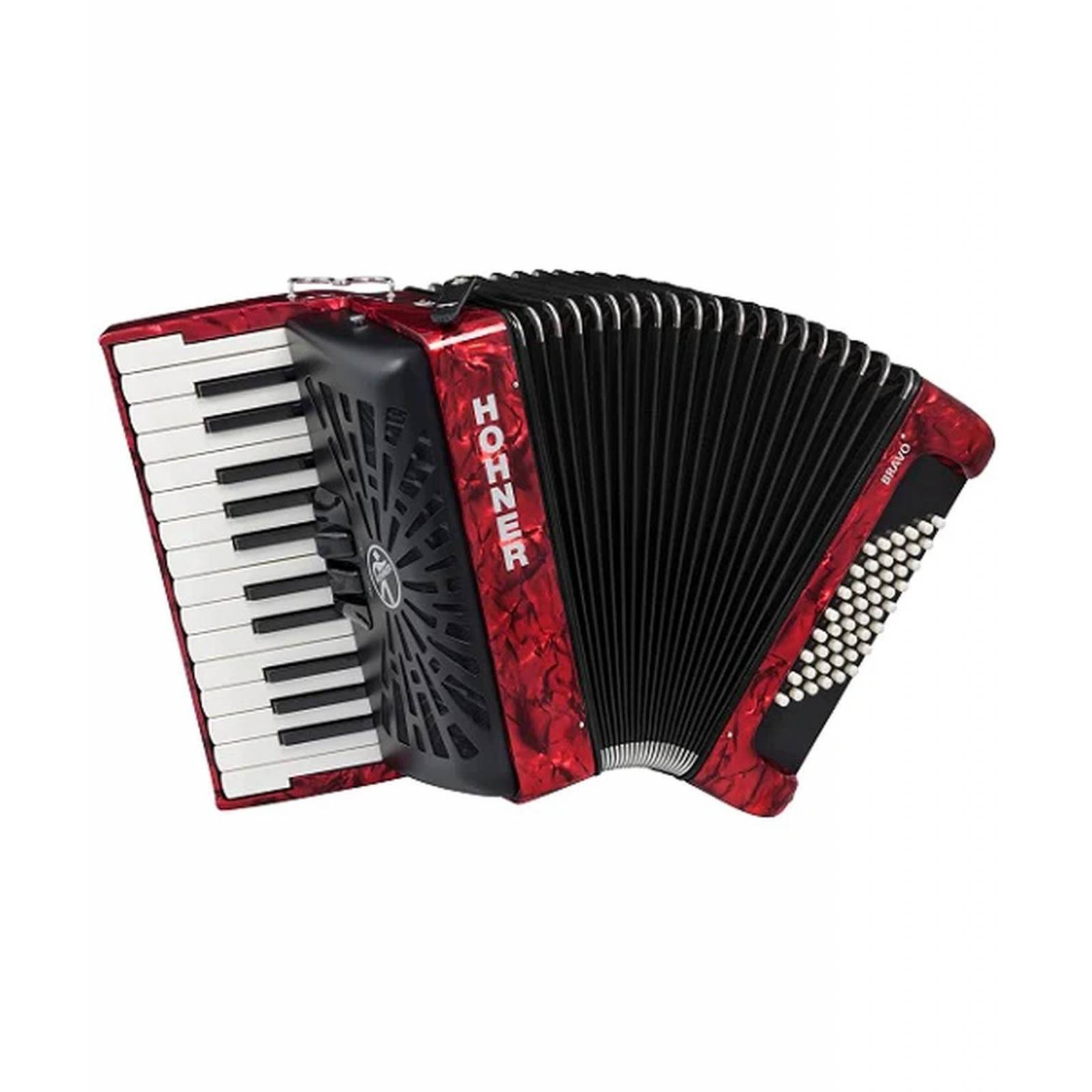 Hohner Bravo II A16532 Cromatico C/ Funda 26 teclas 48 bajos 