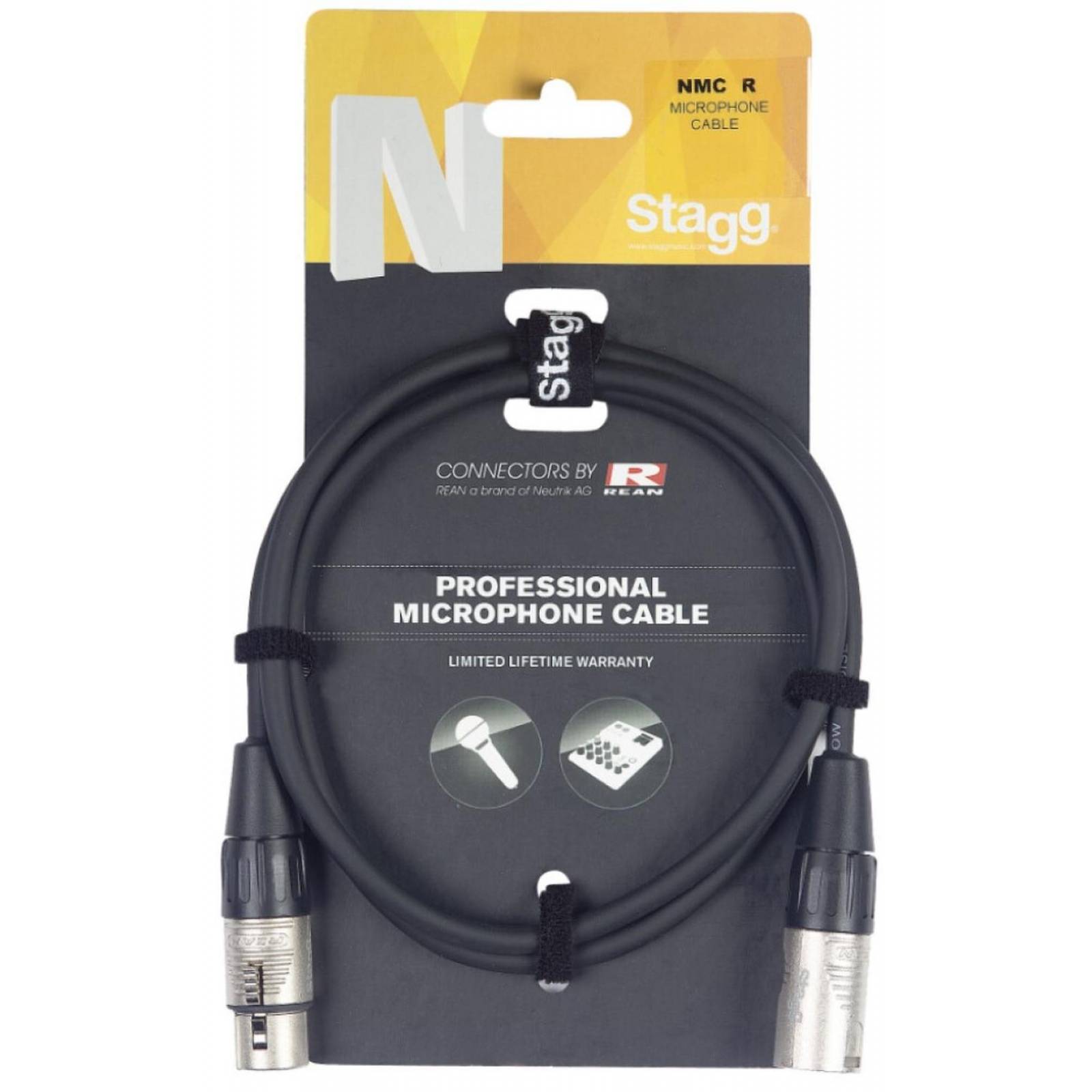 Stagg NMC15R Cable de Micrófono XLR A XLR 15 Metros