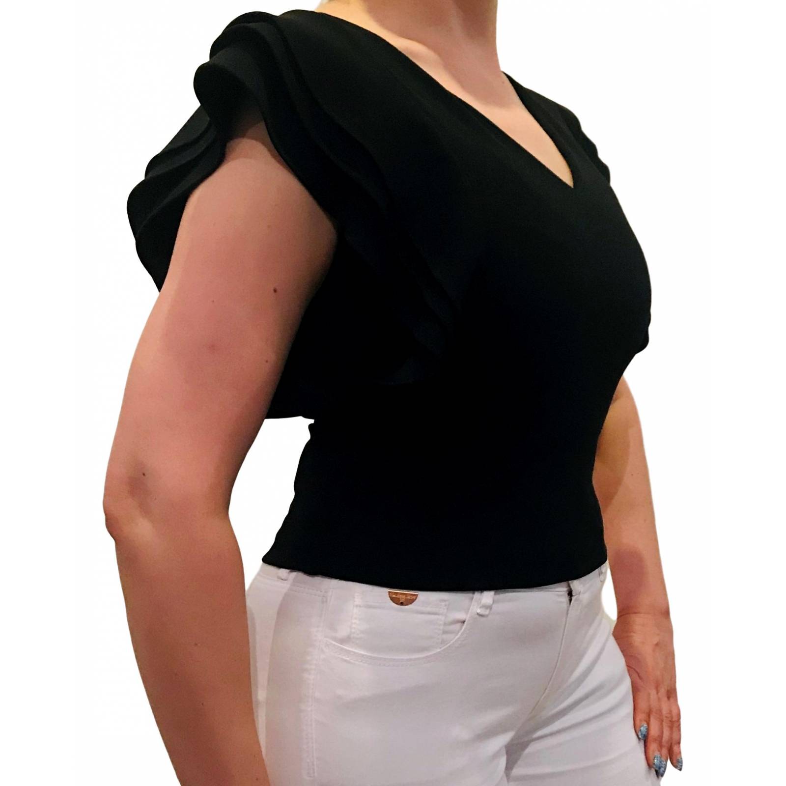 Blusa para dama mujer casual elegante sin mangas Dulce María