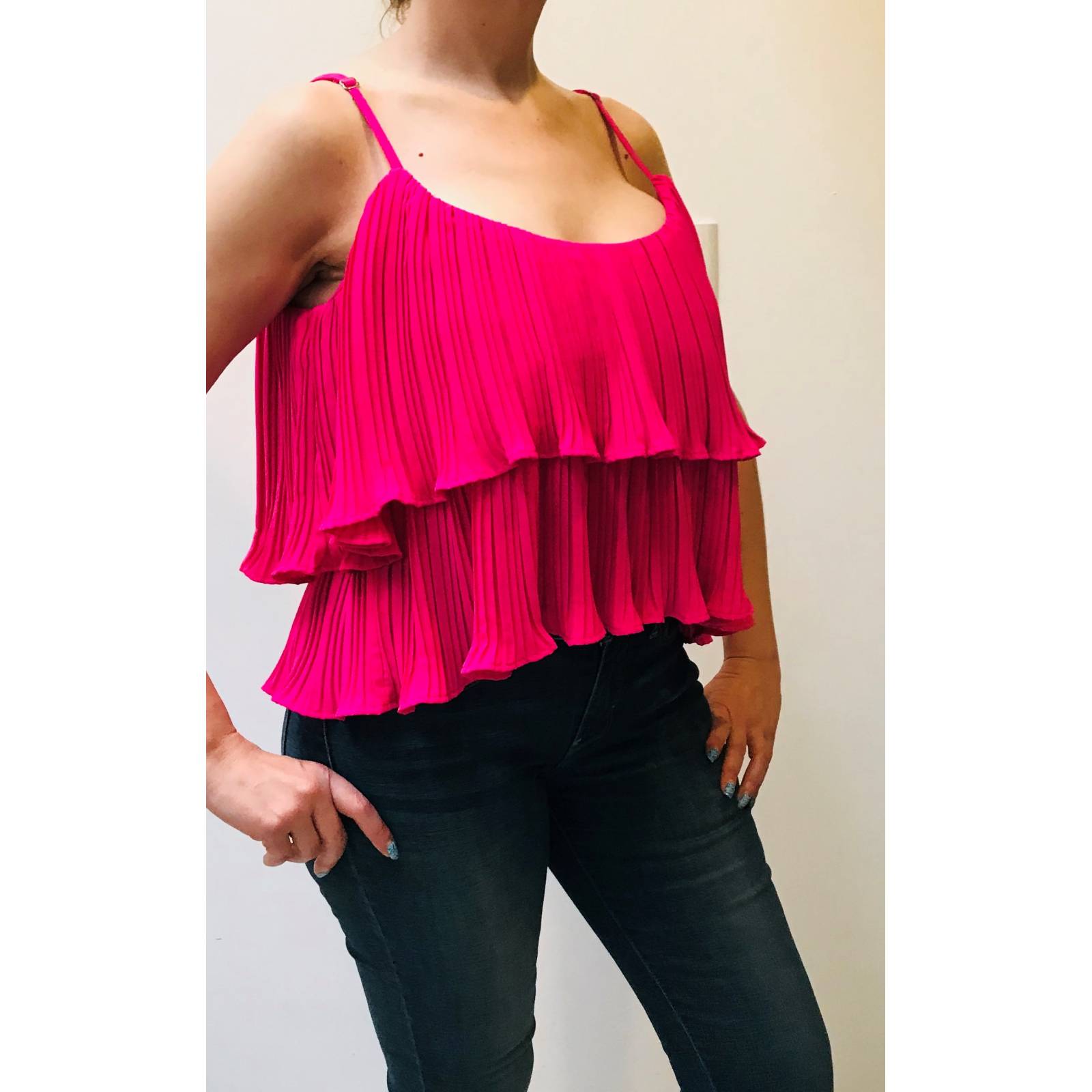 Blusa para dama mujer casual  sin mangas Serendy