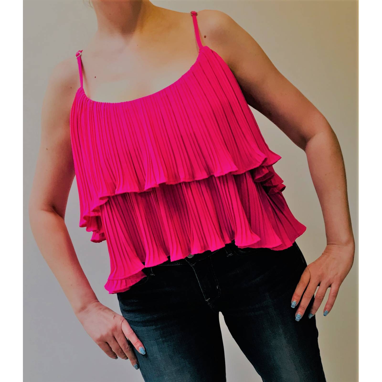 Blusa para dama mujer casual  sin mangas Serendy