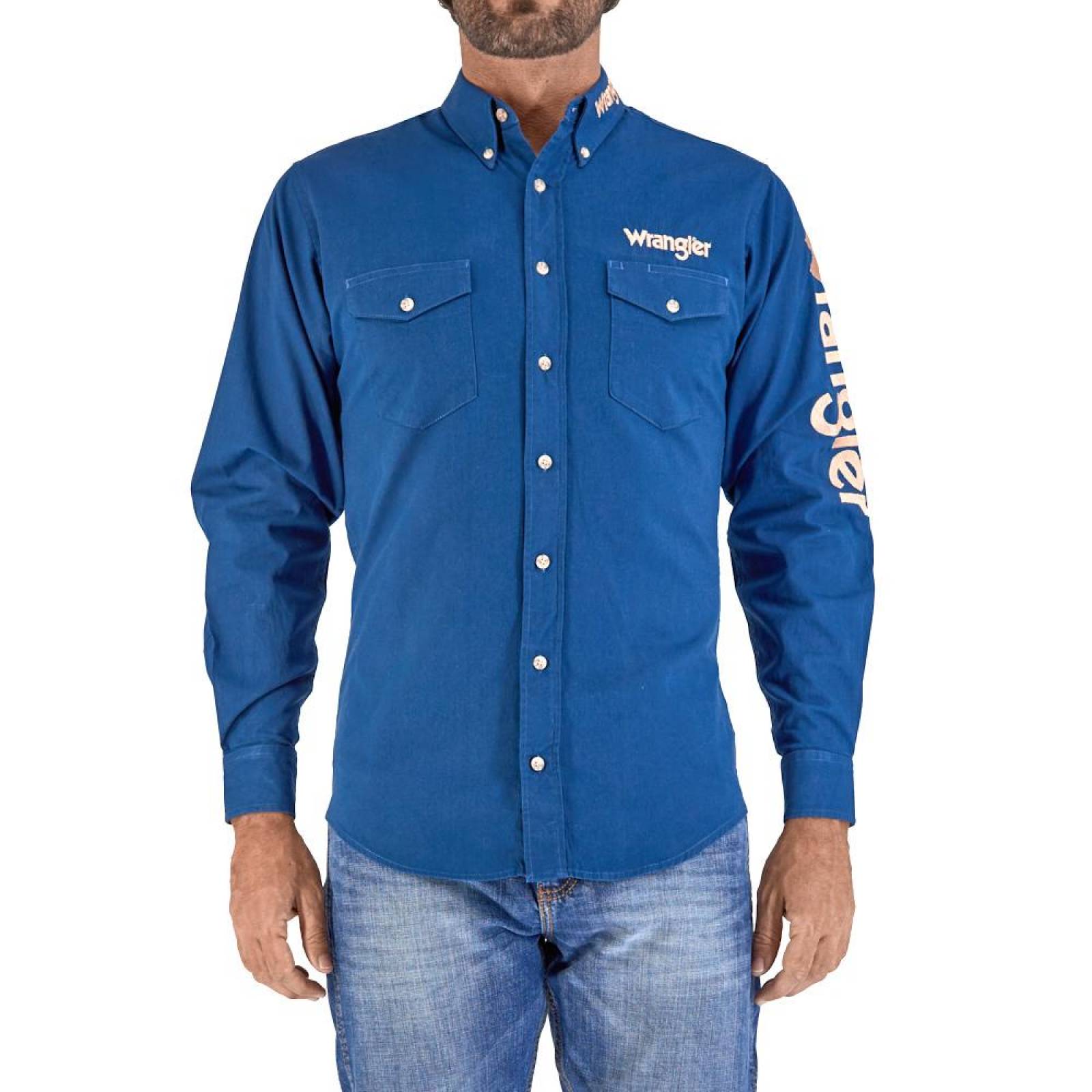 Camisa Vaquera Wrangler Manga Larga 041 