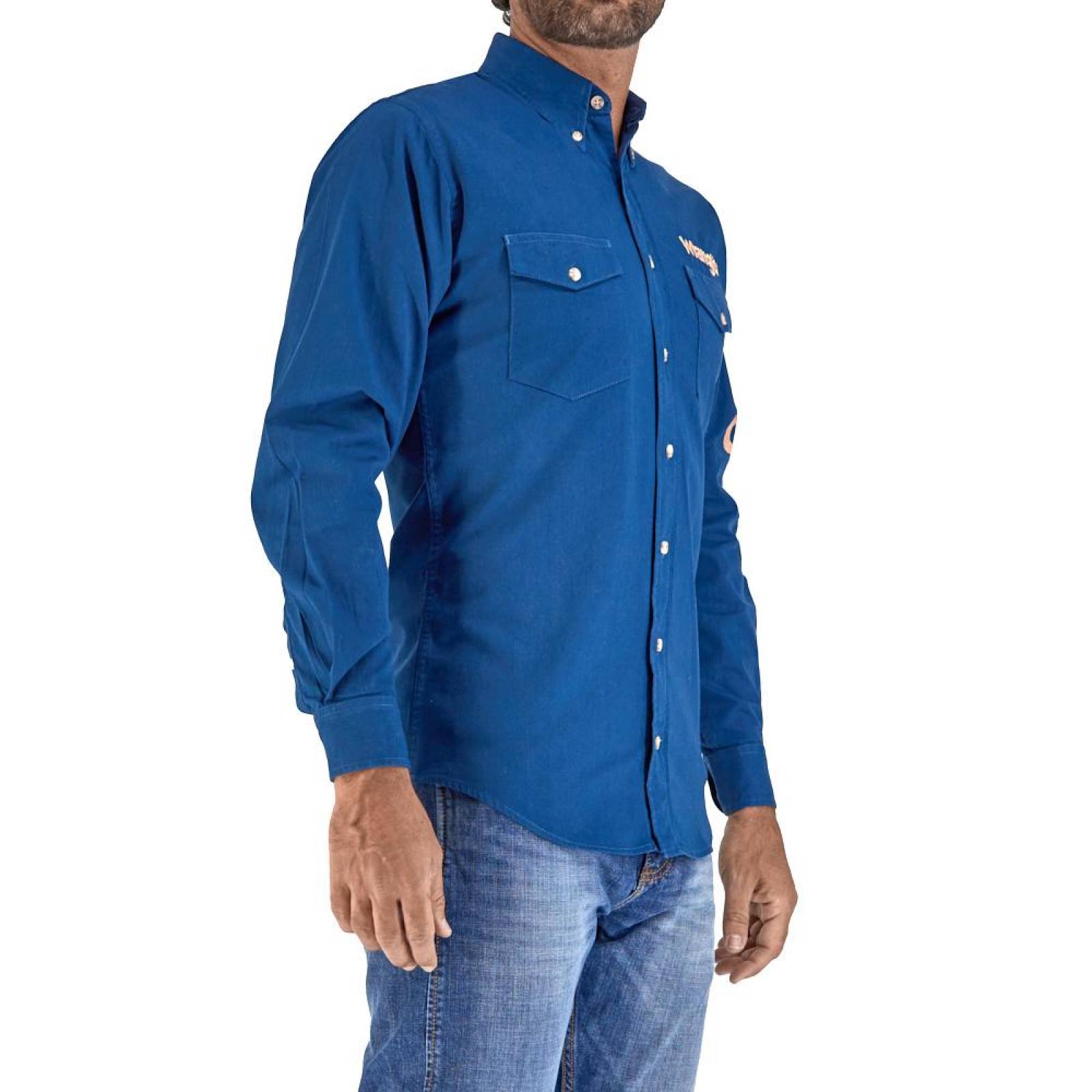 Camisa Vaquera Wrangler Manga Larga 041 