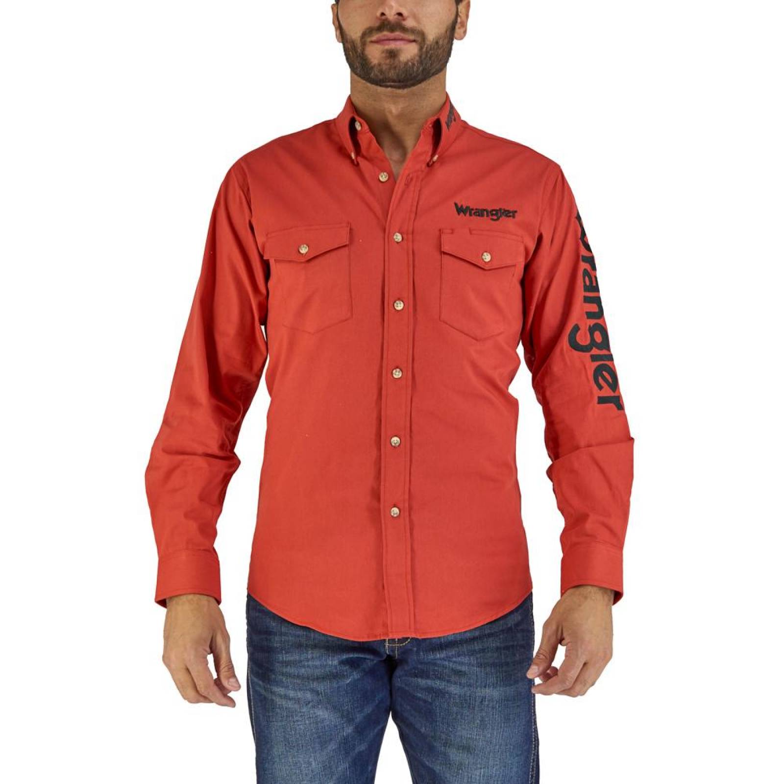 Camisa Vaquera Wrangler Manga Larga 041 