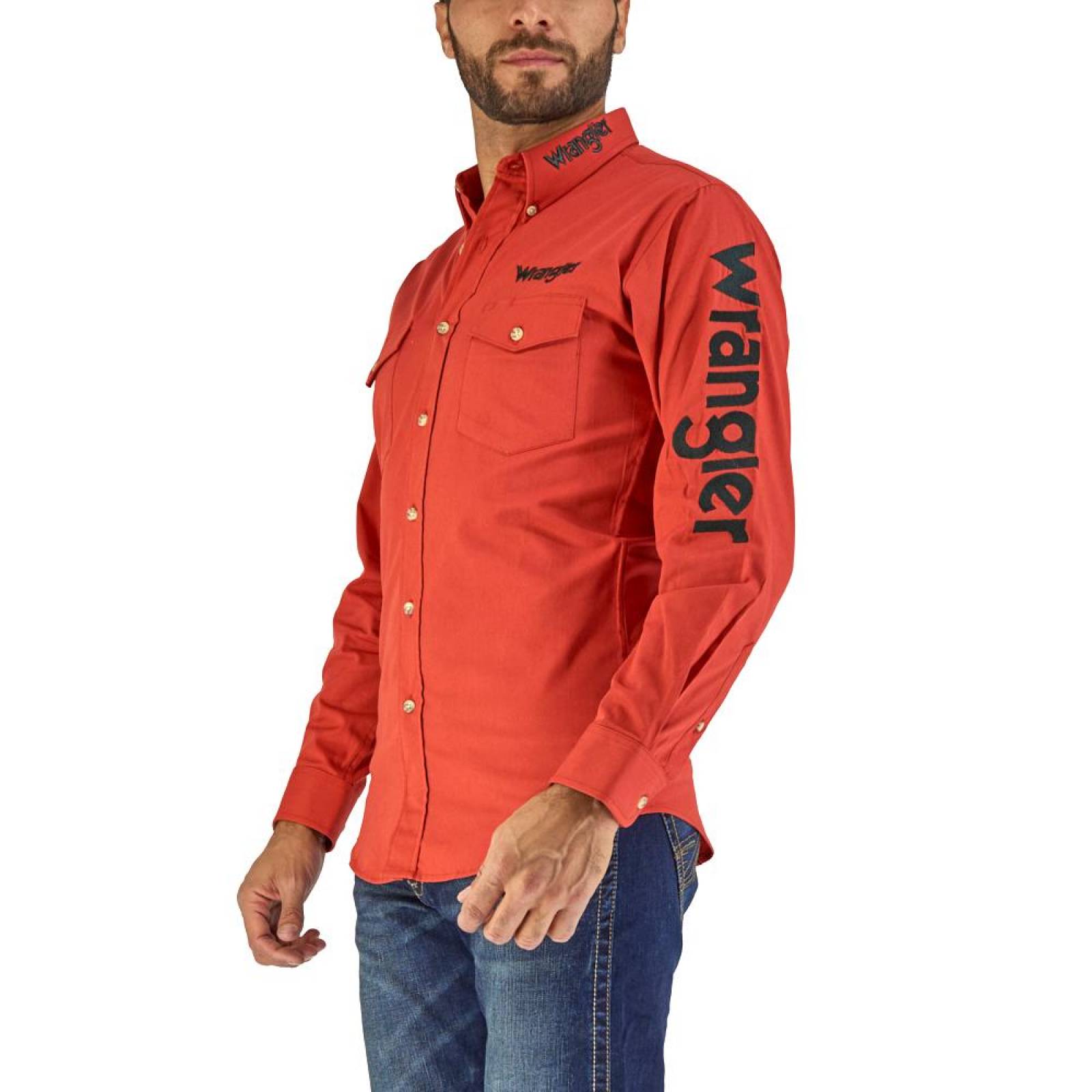 Camisa Vaquera Wrangler Manga Larga 041 