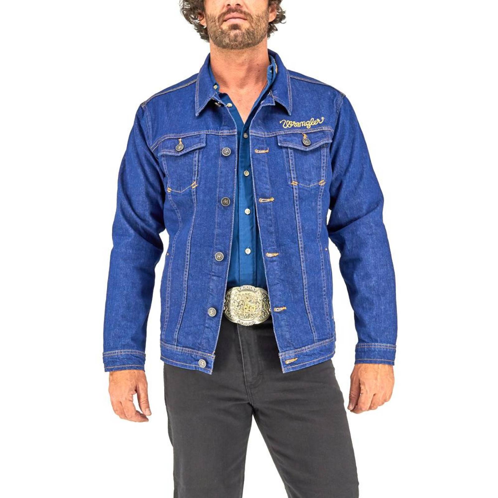 Chamarra Vaquera Wrangler Hombre Slim G41 
