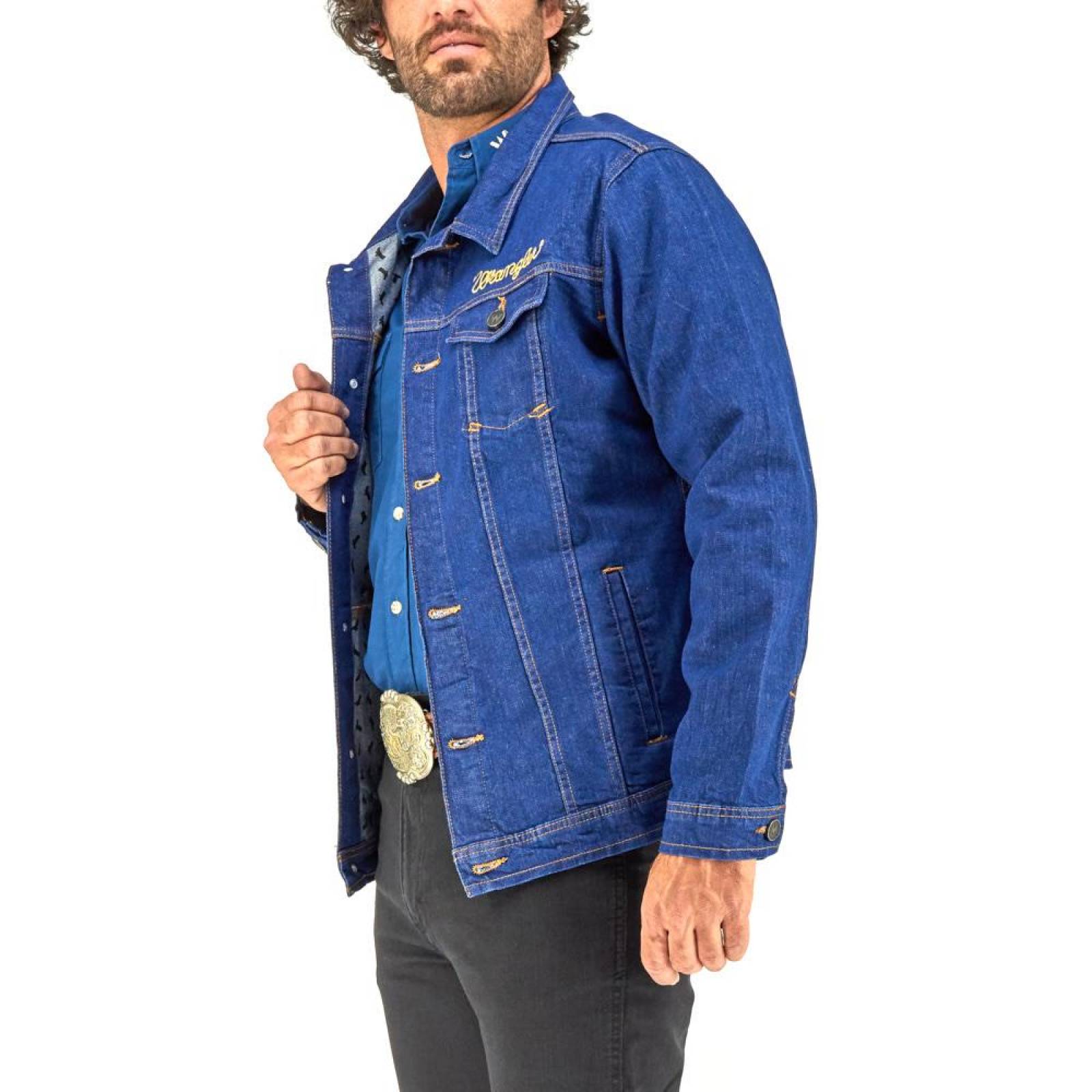 Chamarra Vaquera Wrangler Hombre Slim G41 
