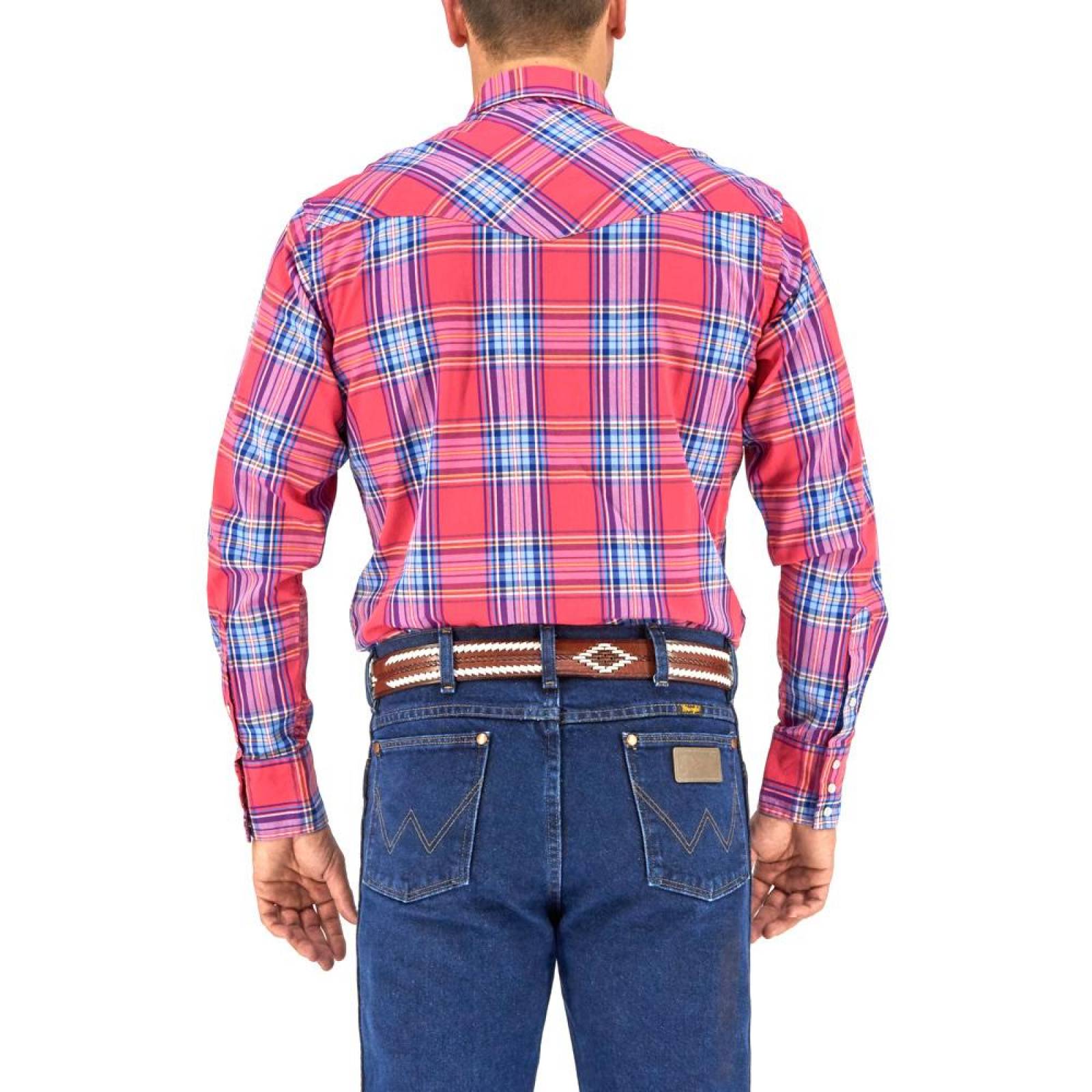 Camisa Vaquera Wrangler Hombre Painted Deser G62 