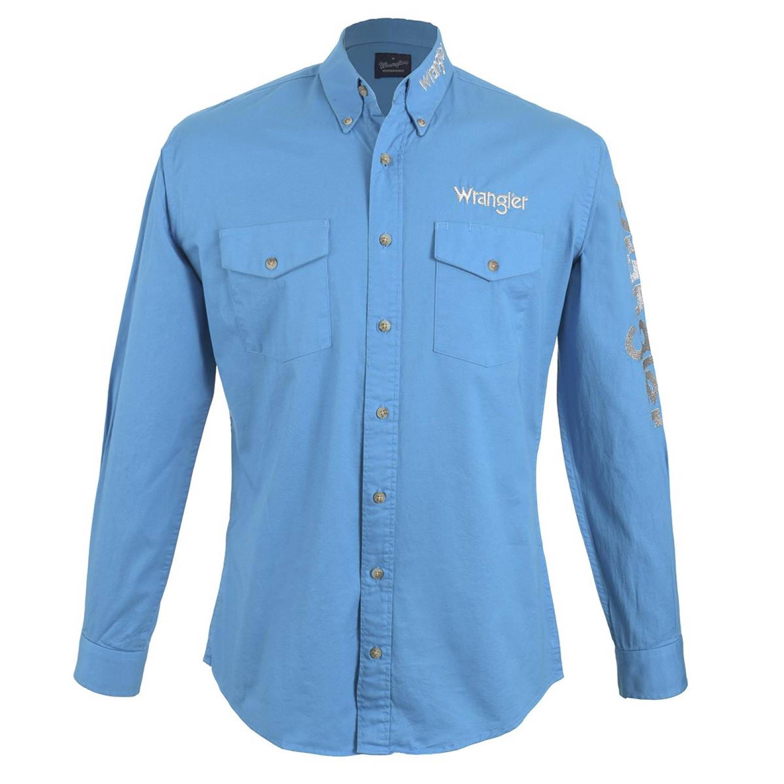 Camisa Vaquera Wrangler Hombre Manga Larga G401