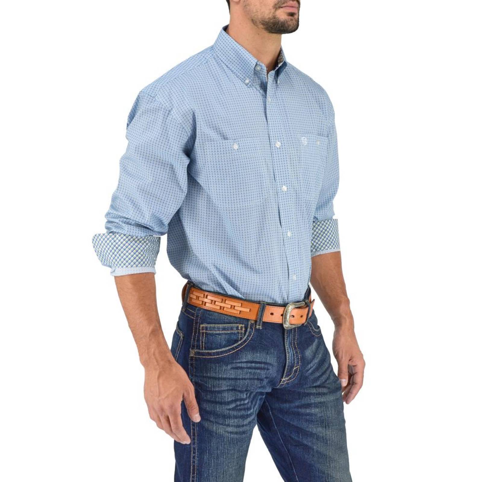 Camisa Vaquera Wrangler Hombre Western M 666 