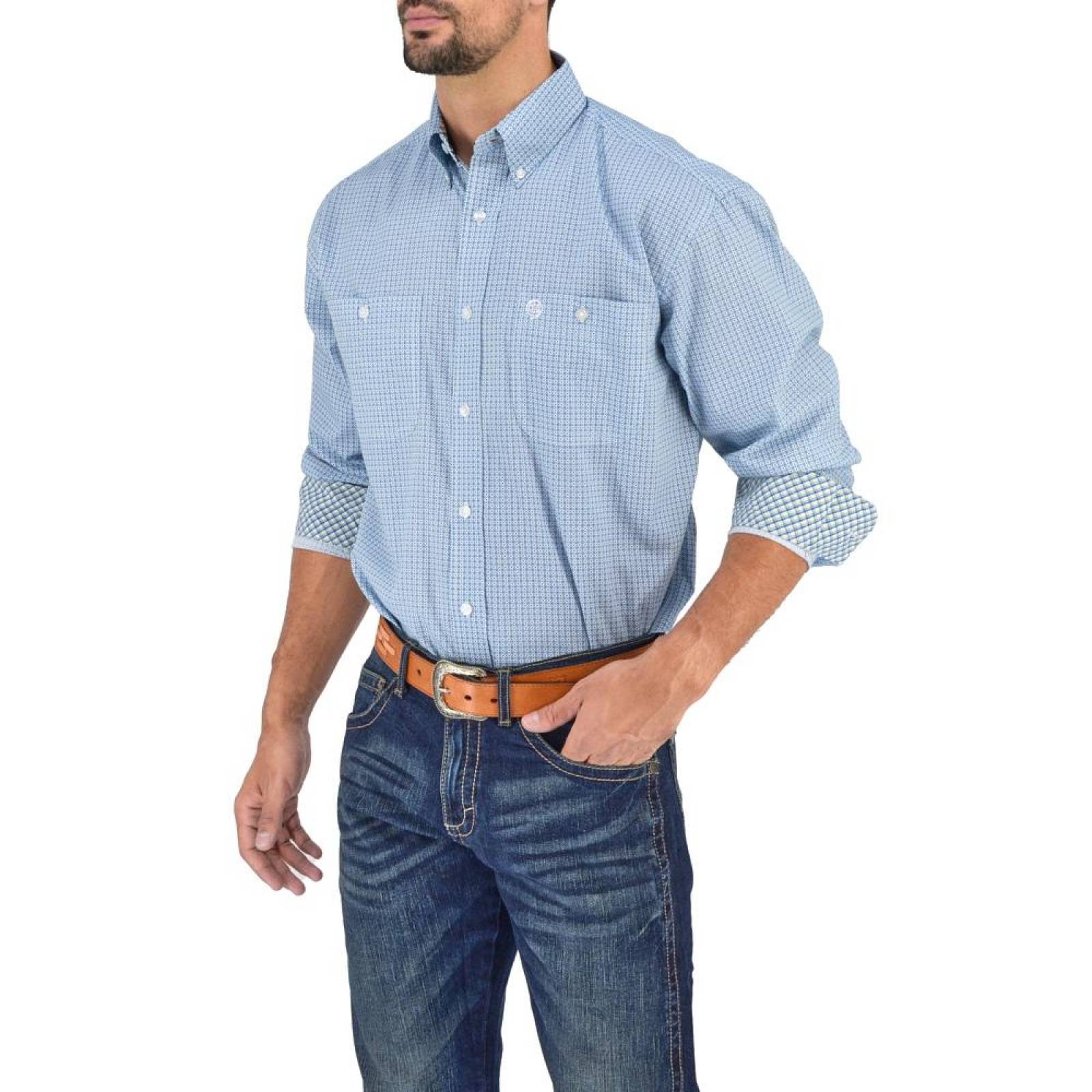 Camisa Vaquera Wrangler Hombre Western M 666 