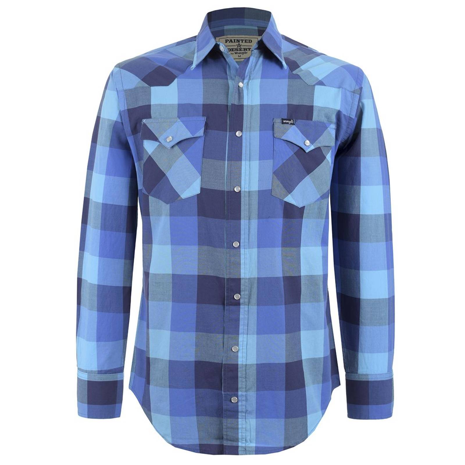 Camisa Vaquera Wrangler Hombre Manga Larga G41