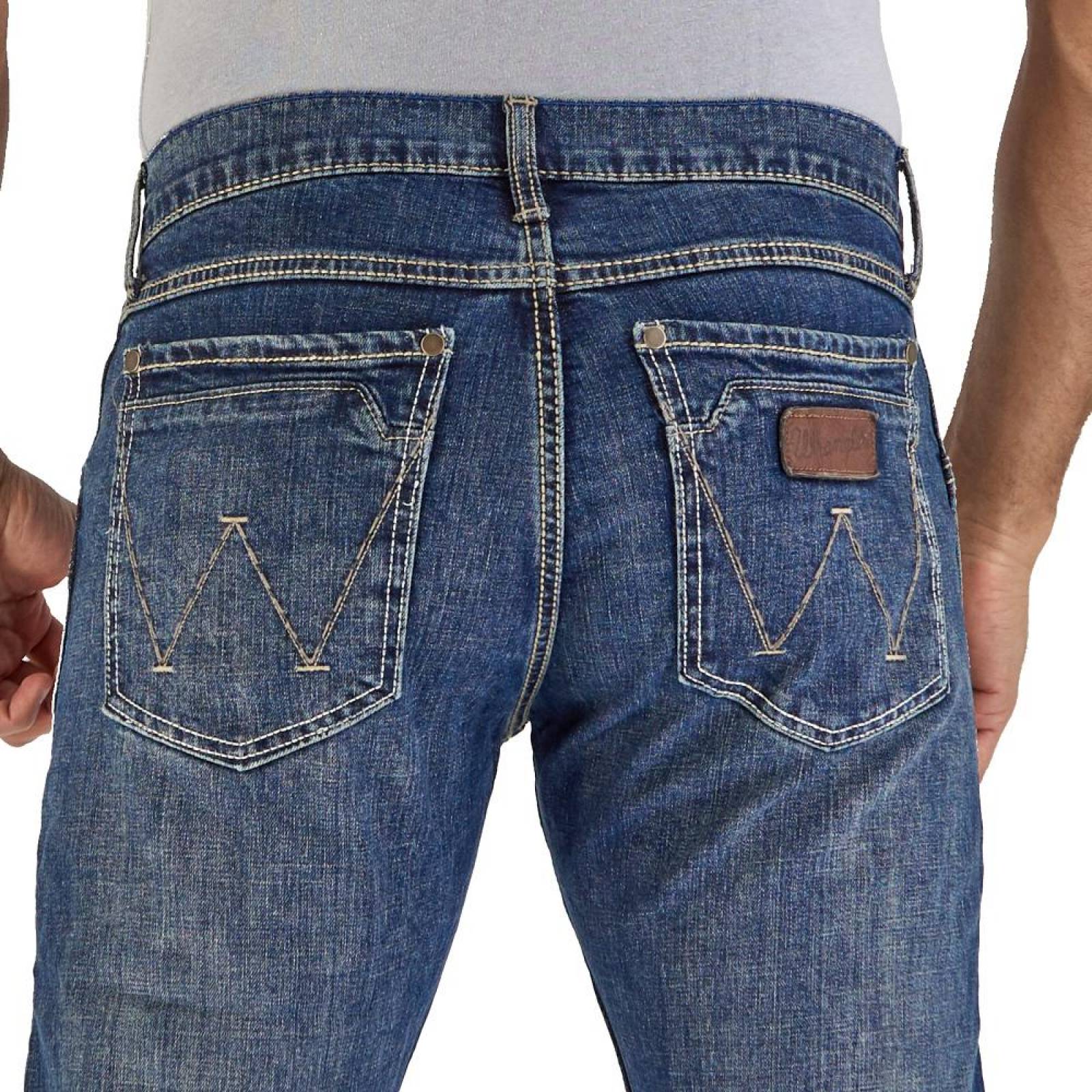 Jeans Vaquero Wrangler Hombre Retro Slim 7Ly 