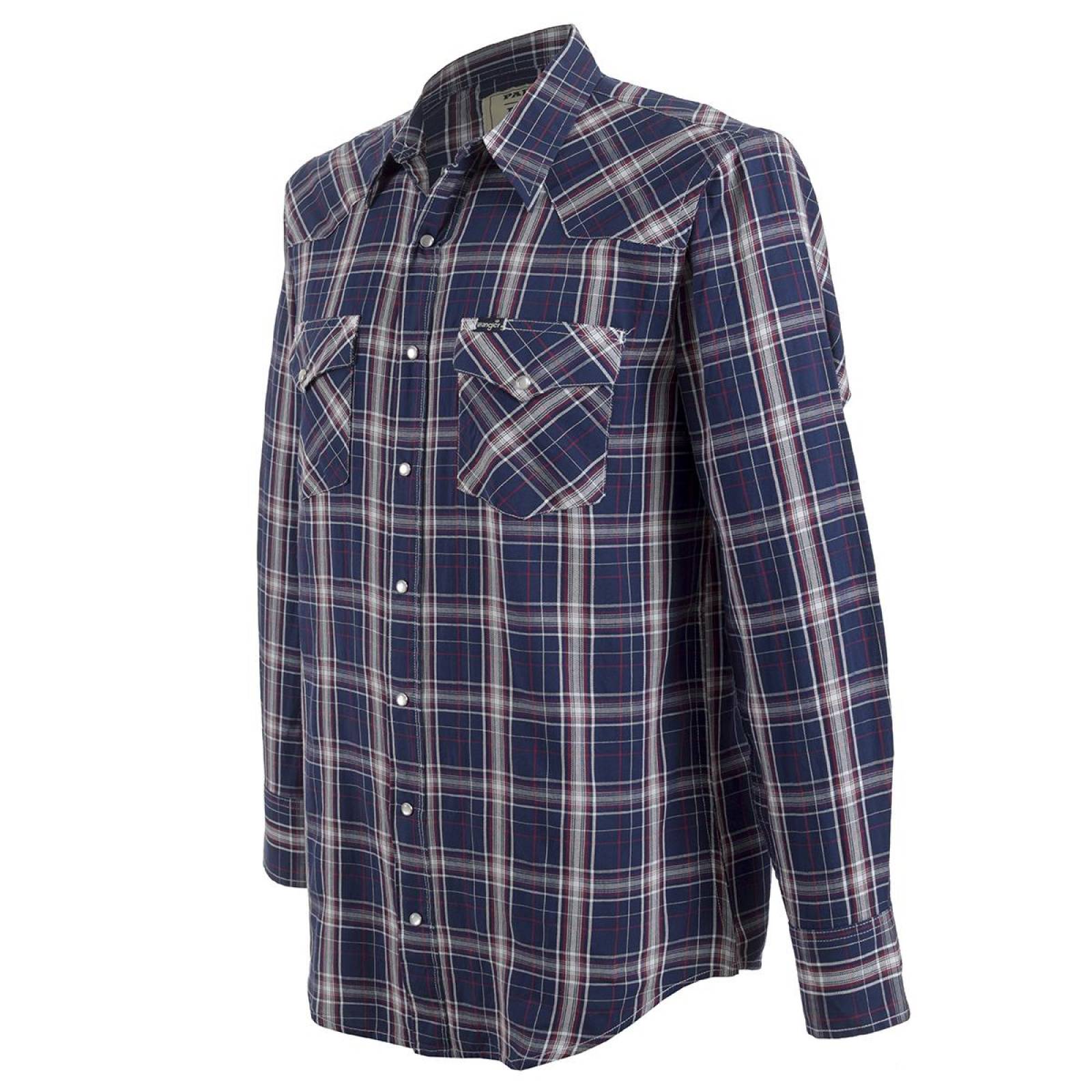 Camisa Vaquera Wrangler Hombre Manga Larga G44 