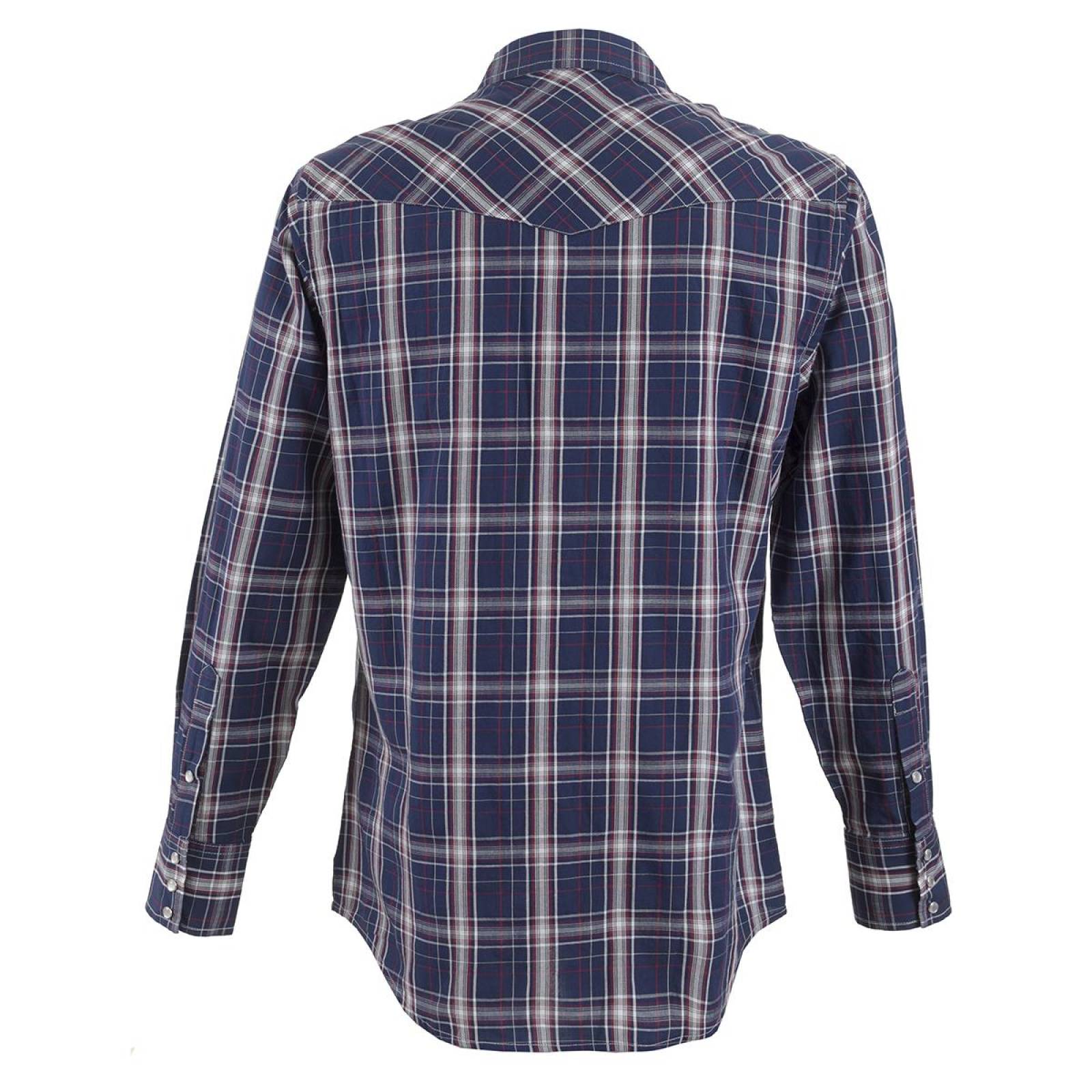 Camisa Vaquera Wrangler Hombre Manga Larga G44 