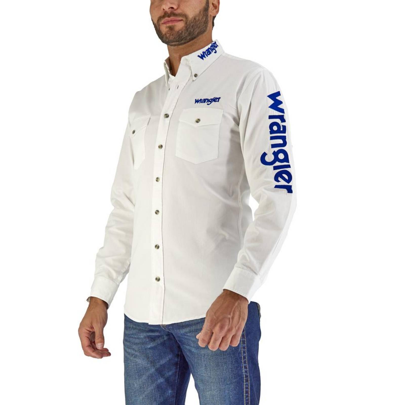 CAMISA VAQUERA WRANGLER HOMBRE MANGA LARGA 011 