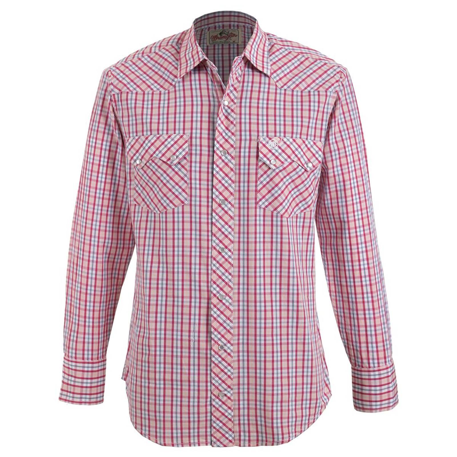 Camisa Vaquera Wrangler Hombre Manga Larga G66 