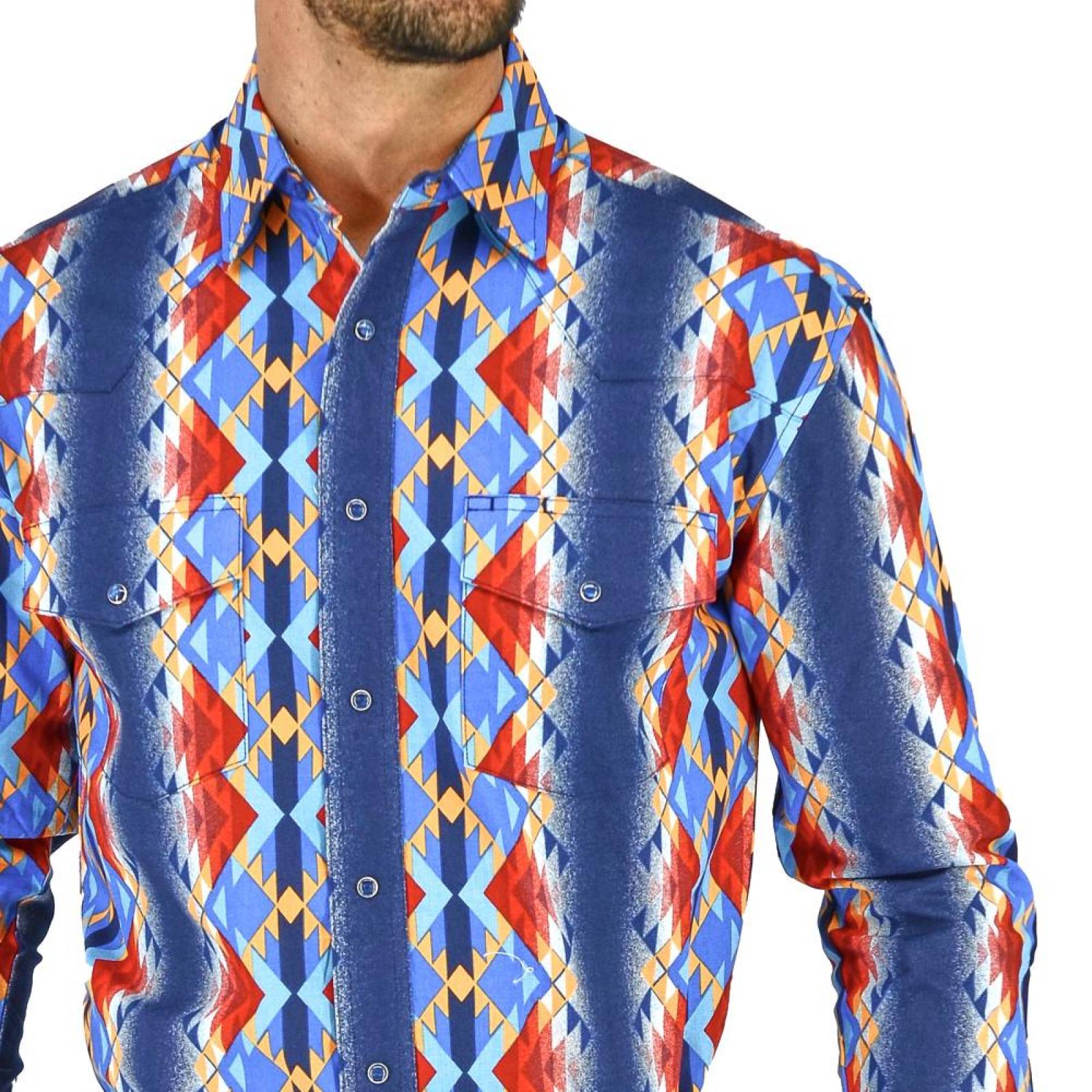 CAMISA VAQUERA WRANGLER HOMBRE MANGA LARGA 54B