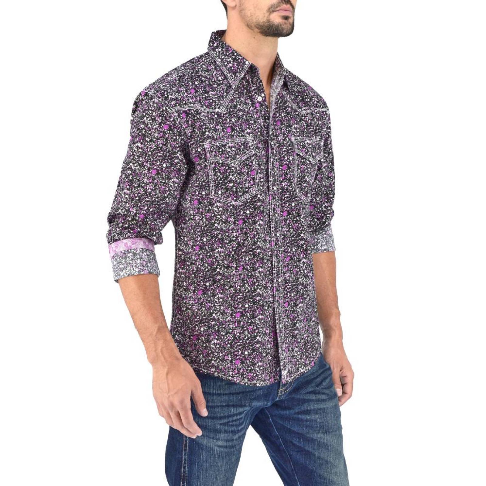 CAMISA VAQUERA WRANGLER HOMBRE MANGA LARGA 32M 