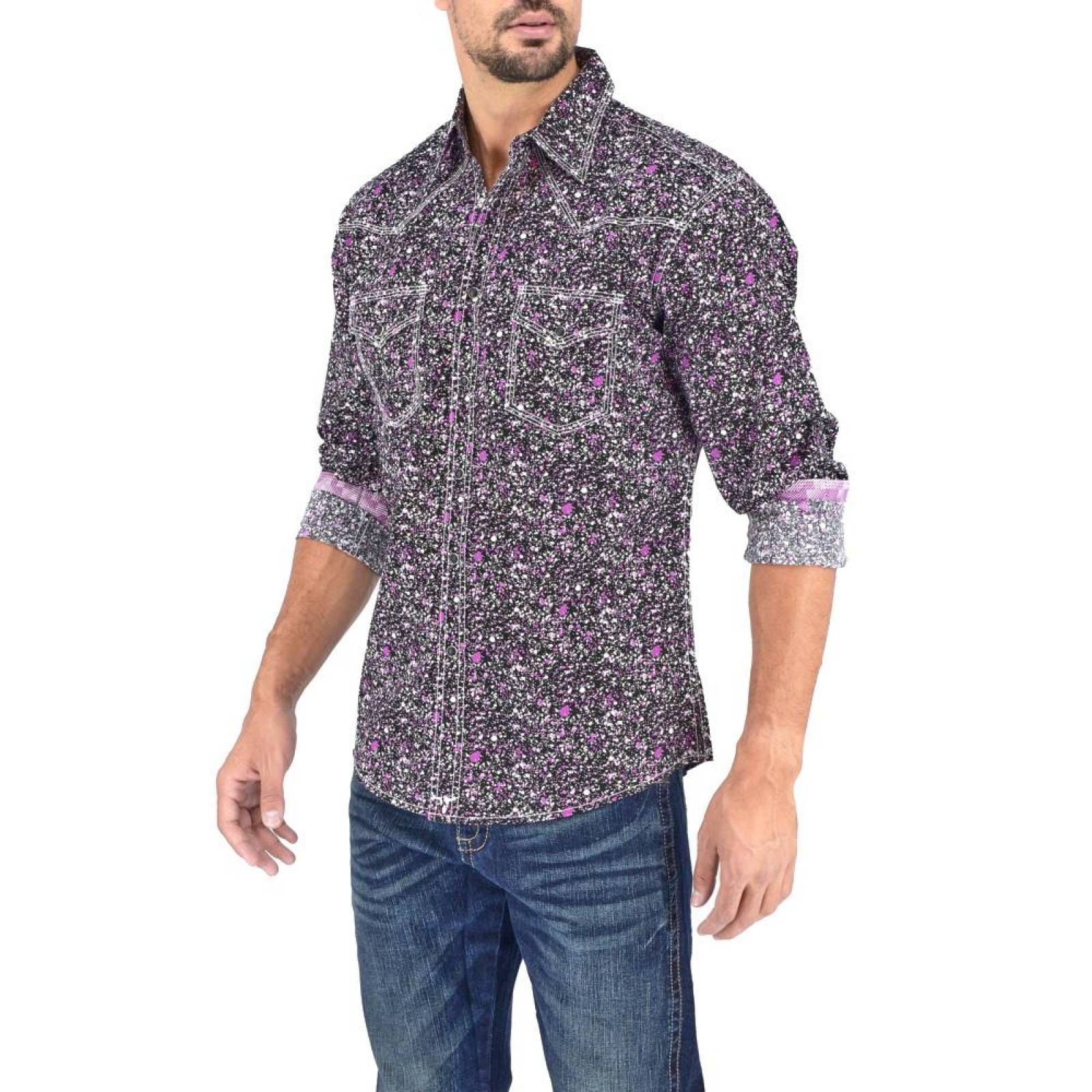 CAMISA VAQUERA WRANGLER HOMBRE MANGA LARGA 32M 