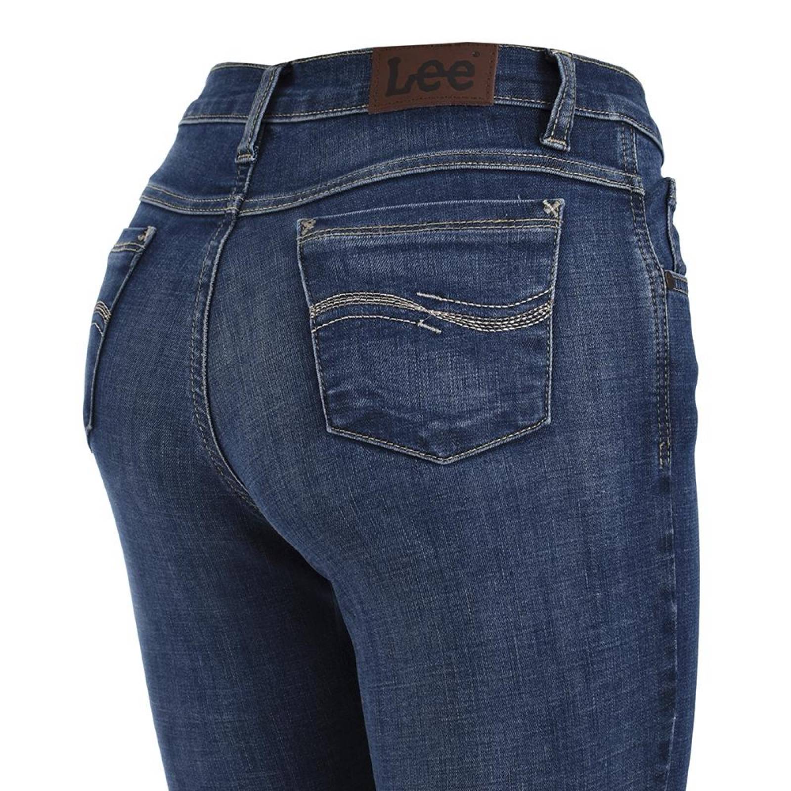 Lee Pantalones De Mezclilla Slim Fit Jeans Casual Lee Mujer Slim