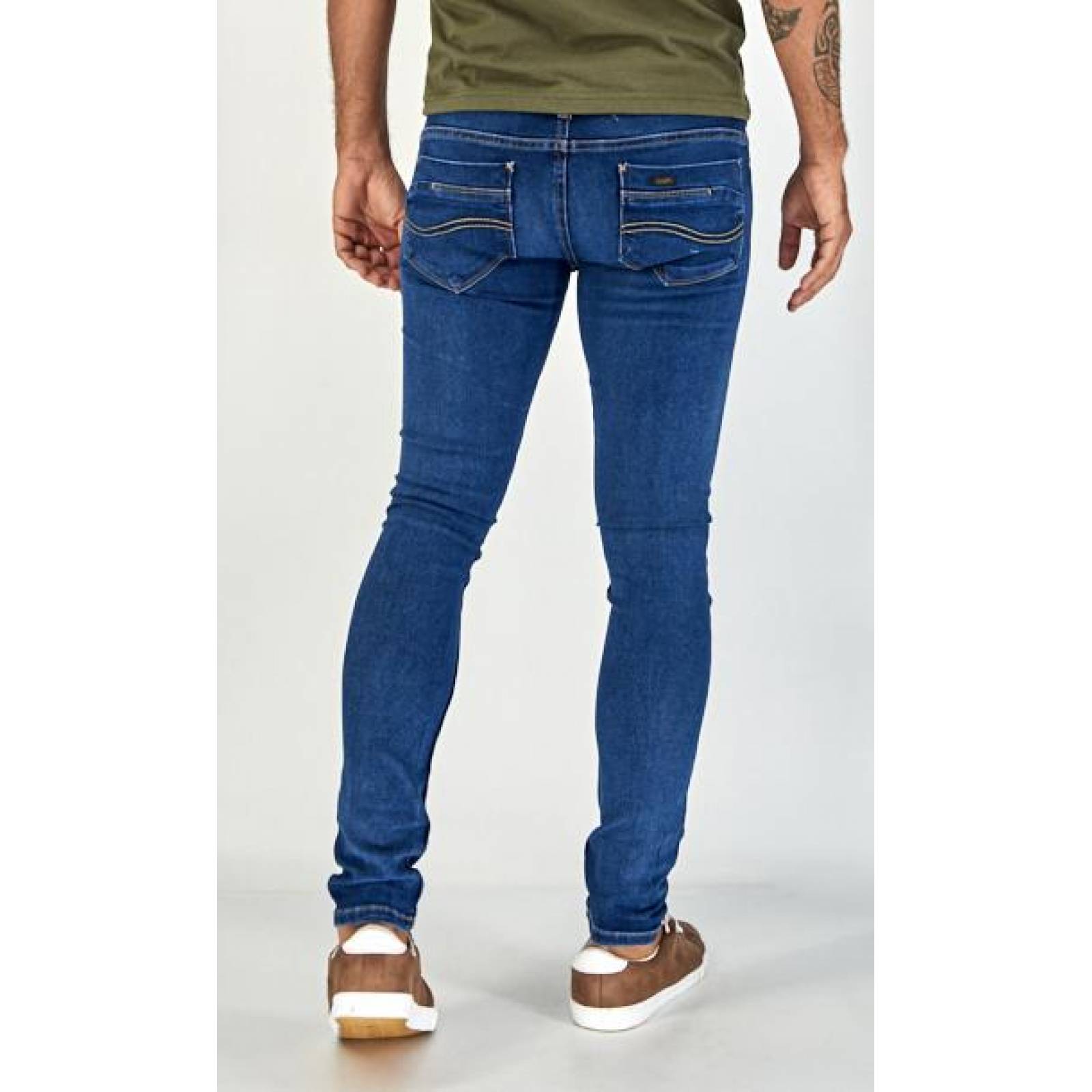 Jeans Casual Lee Hombre Super Skinny R45 - $ 447