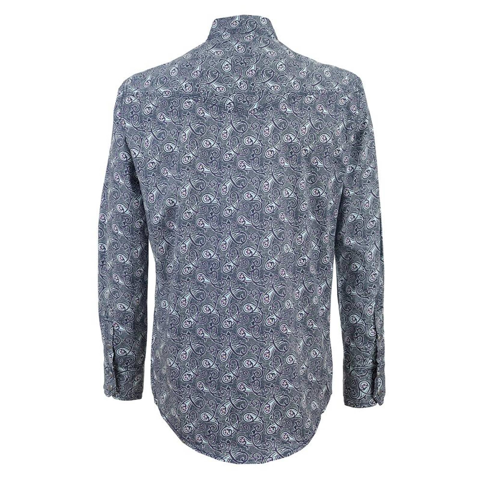 Camisa Vaquera Wrangler Hombre Manga Larga 86P 