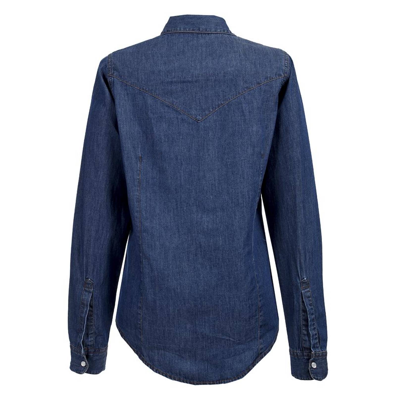 Blusa Vaquera Wrangler Mujer Manga Larga U10