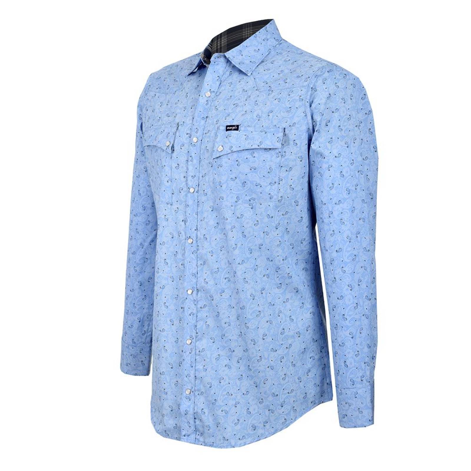 Camisa Vaquera Wrangler Retro De Hombre U21 