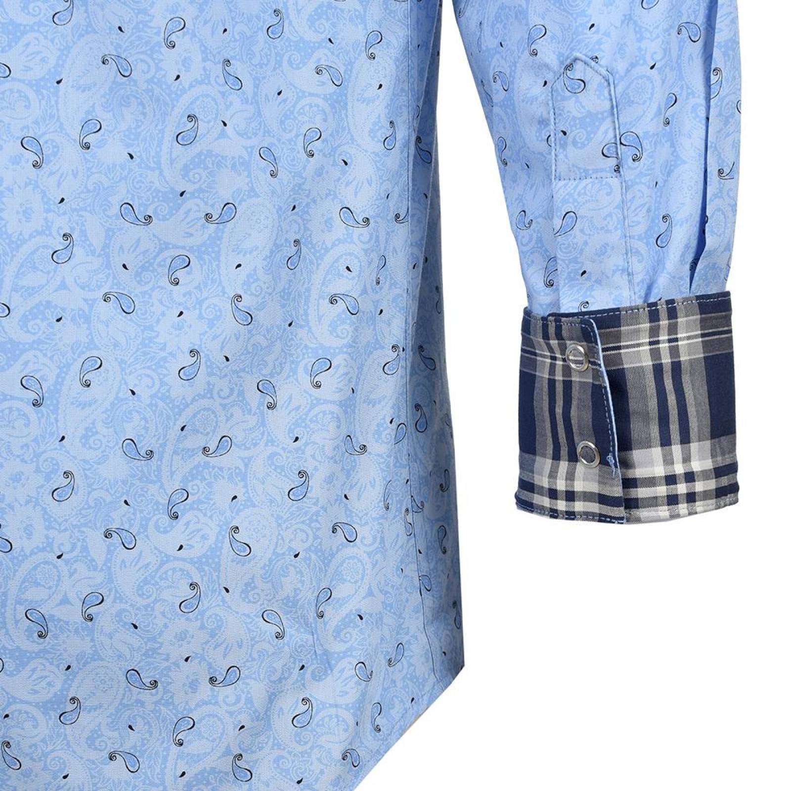 Camisa Vaquera Wrangler Retro De Hombre U21 