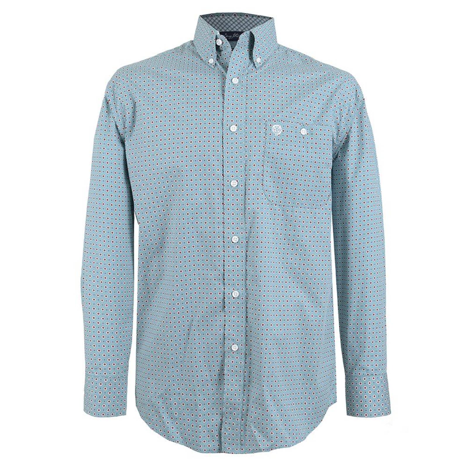 Camisa Vaquera Wrangler Hombre Manga Larga 793 