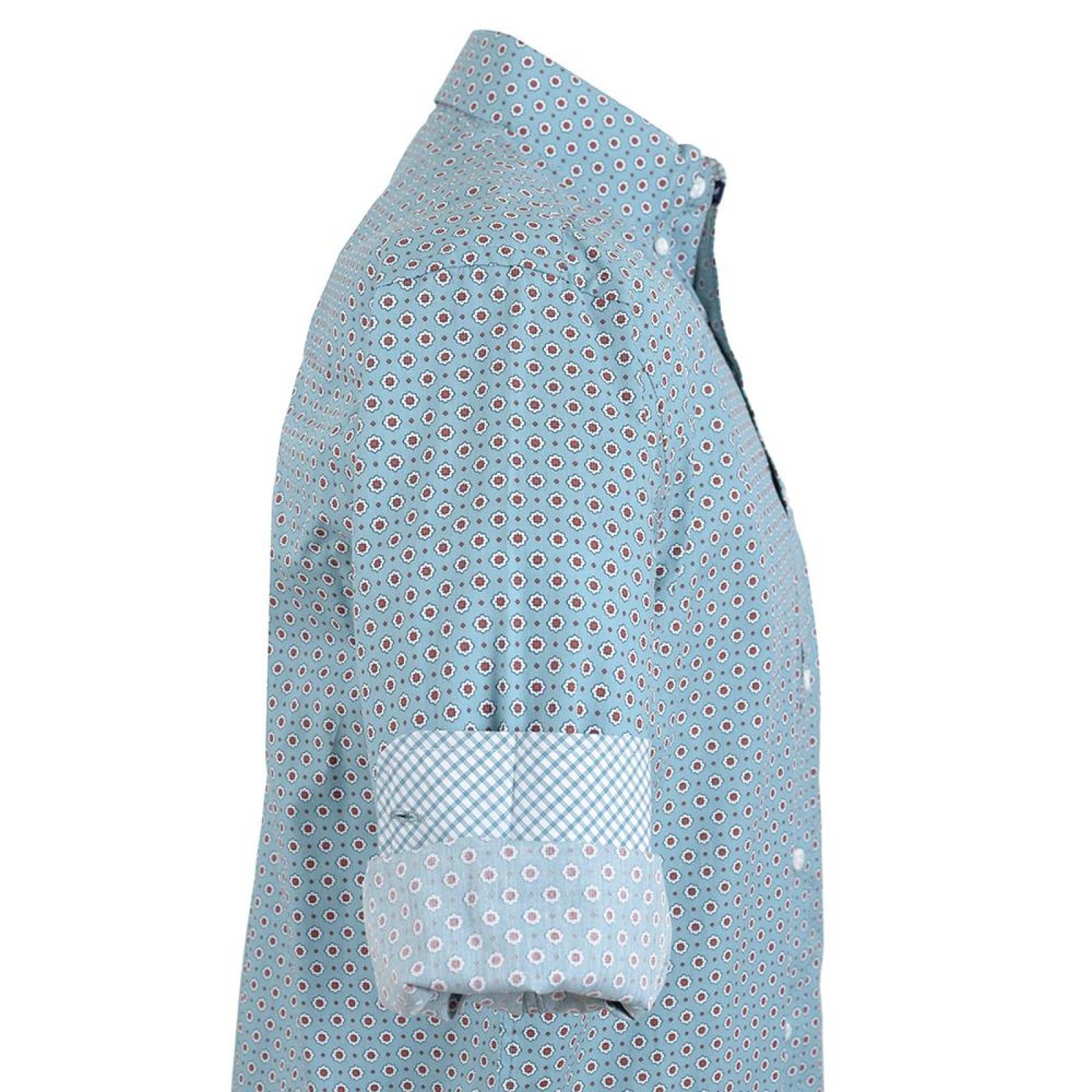 Camisa Vaquera Wrangler Hombre Manga Larga 793 