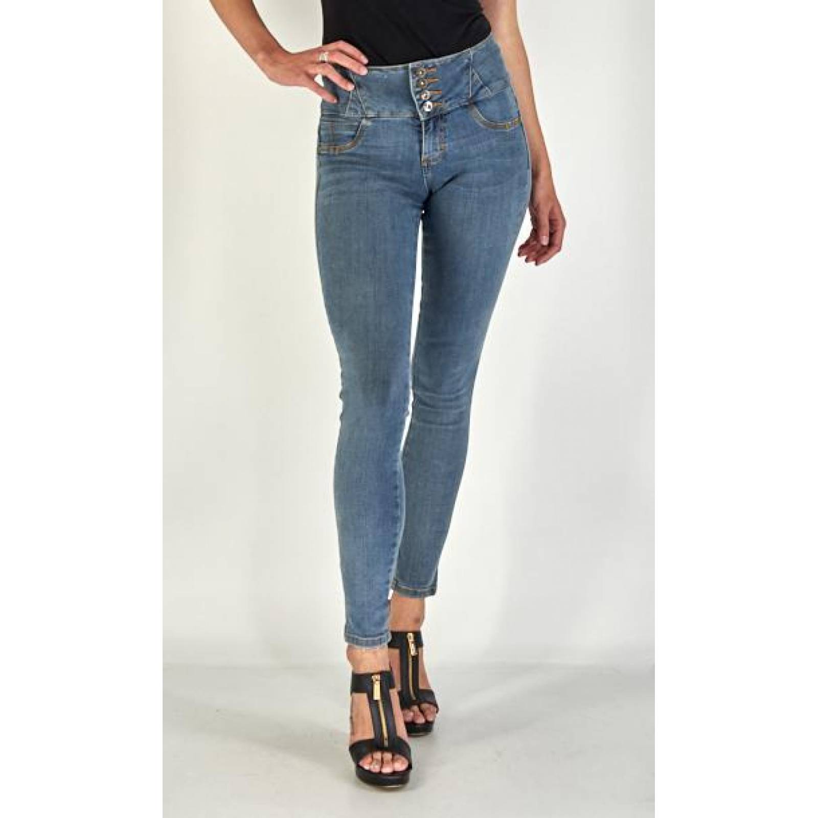 Jeans Lee Skinny Pretina Alta