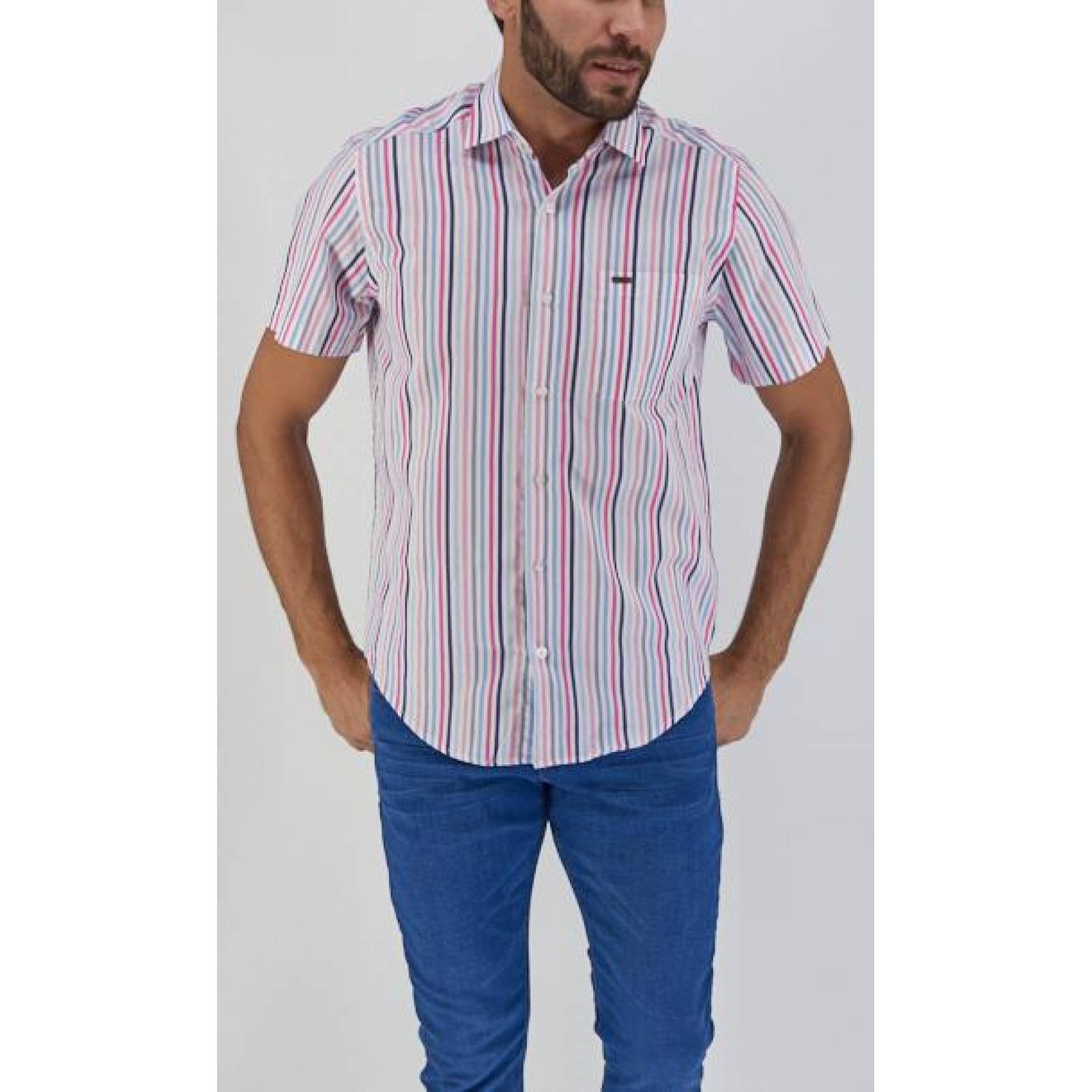 Camisa Lee Hombre Manga Corta R63 
