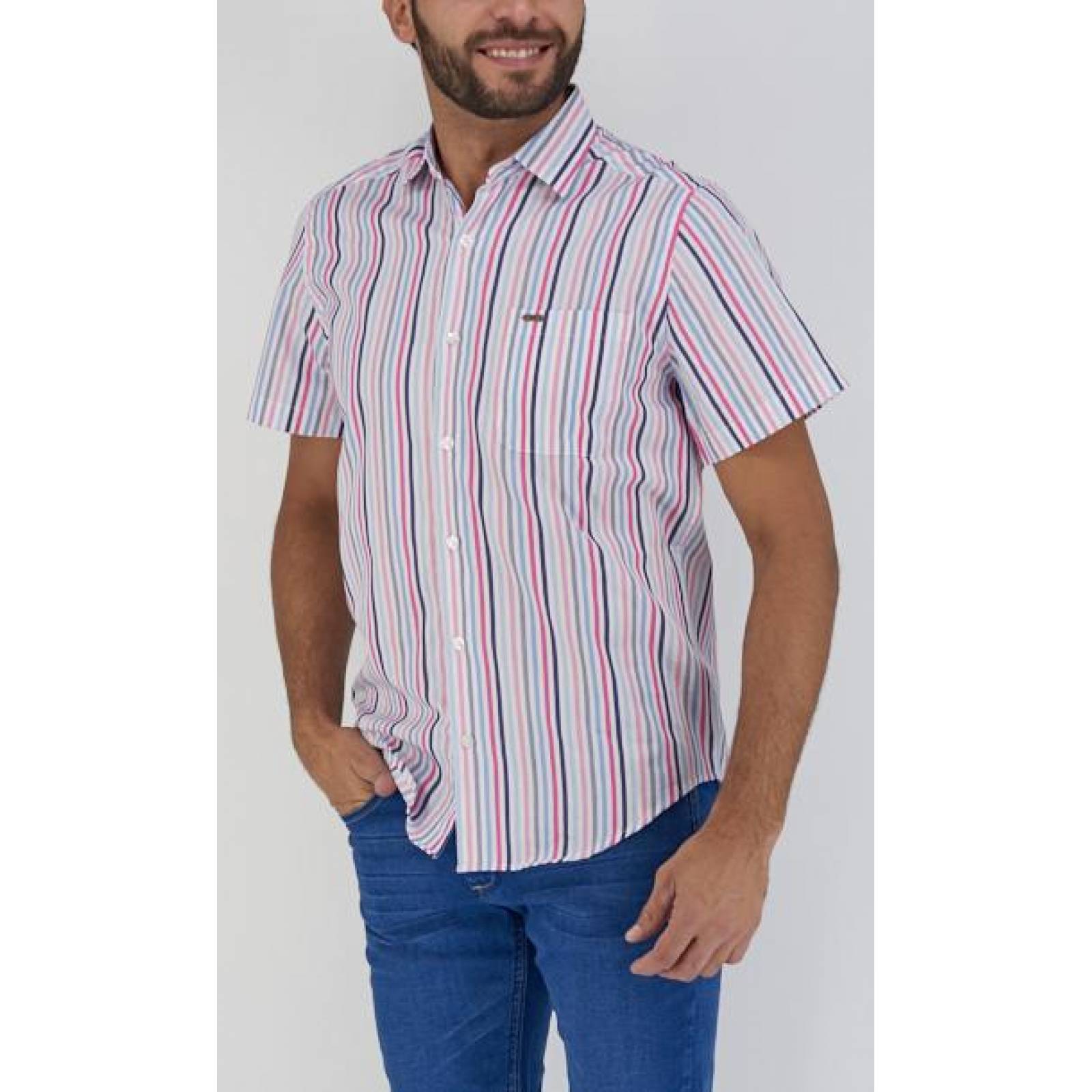 Camisa Lee Hombre Manga Corta R63 