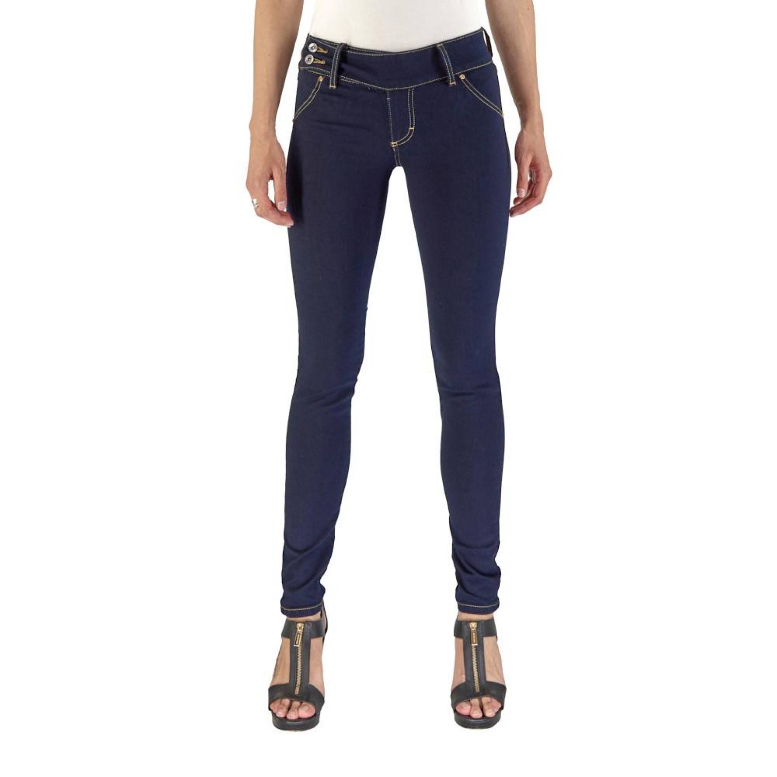 Jeans Lee Mujer Skiny Pretina Ancha A52 