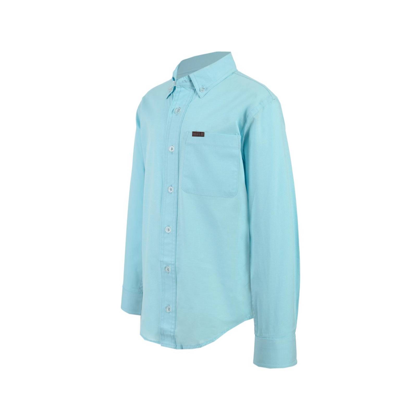 Camisa Casual Lee Manga Larga De Niño S31