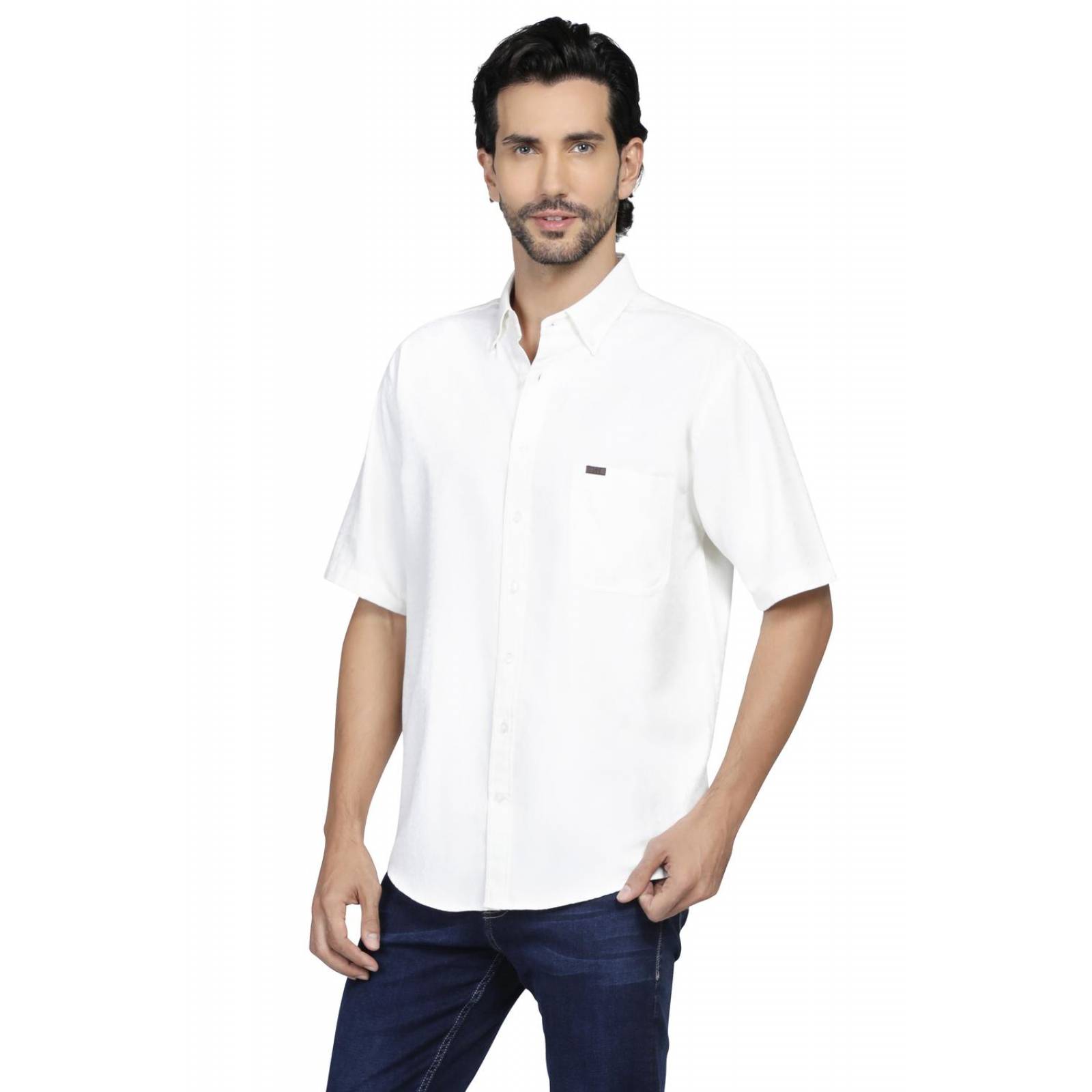 Camisa Regular Fit Lee Hombre Manga Corta 21M7 