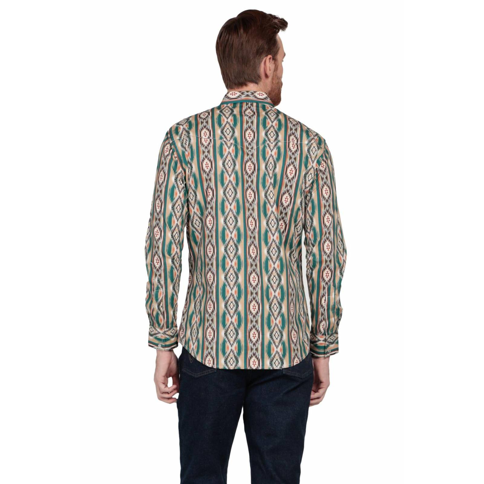 Camisa Vaquera Wrangler Hombre Checotah W01