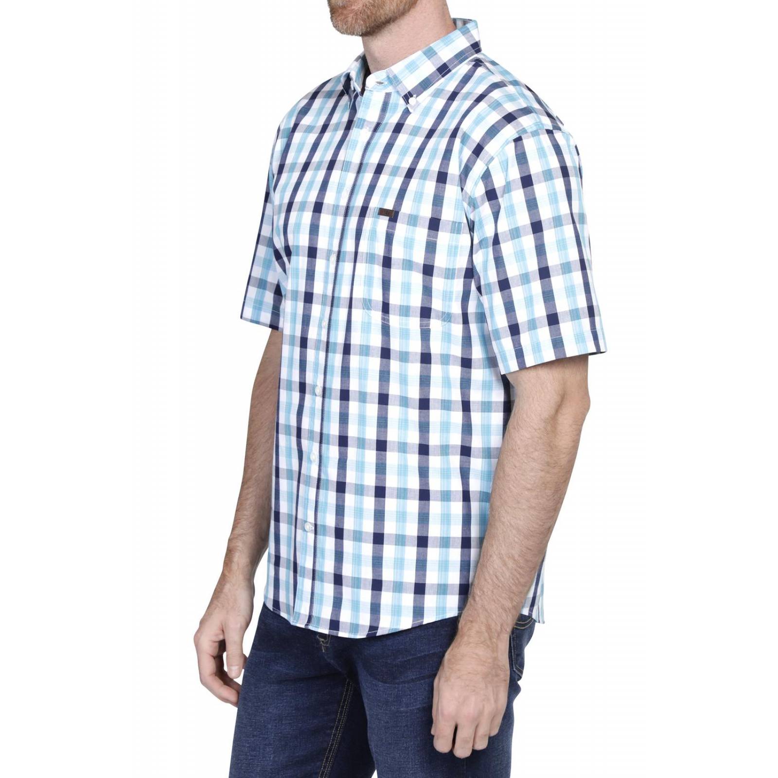 Camisa Regular Fit Lee Hombre Manga Corta 1M19 