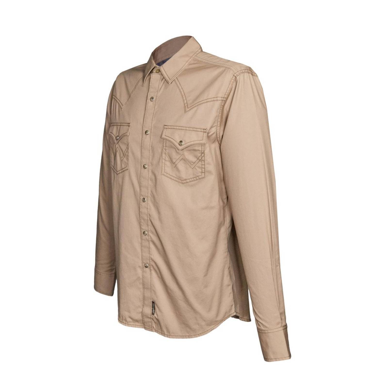 Camisa Vaquera Wrangler Hombre Manga Larga 502T 