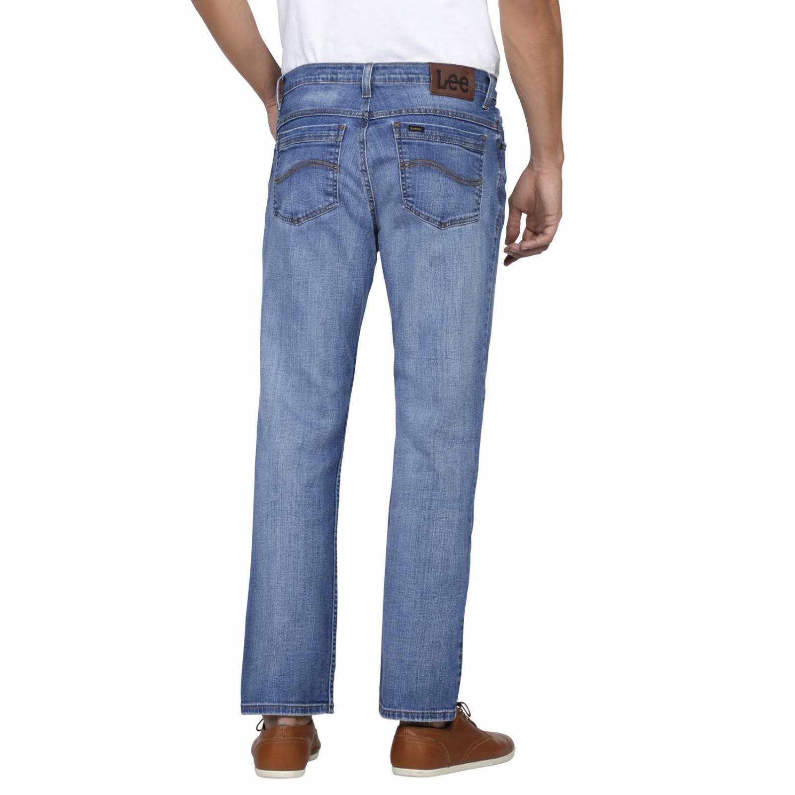 Pantalon Jeans Regular Fit Lee Hombre 10M7 