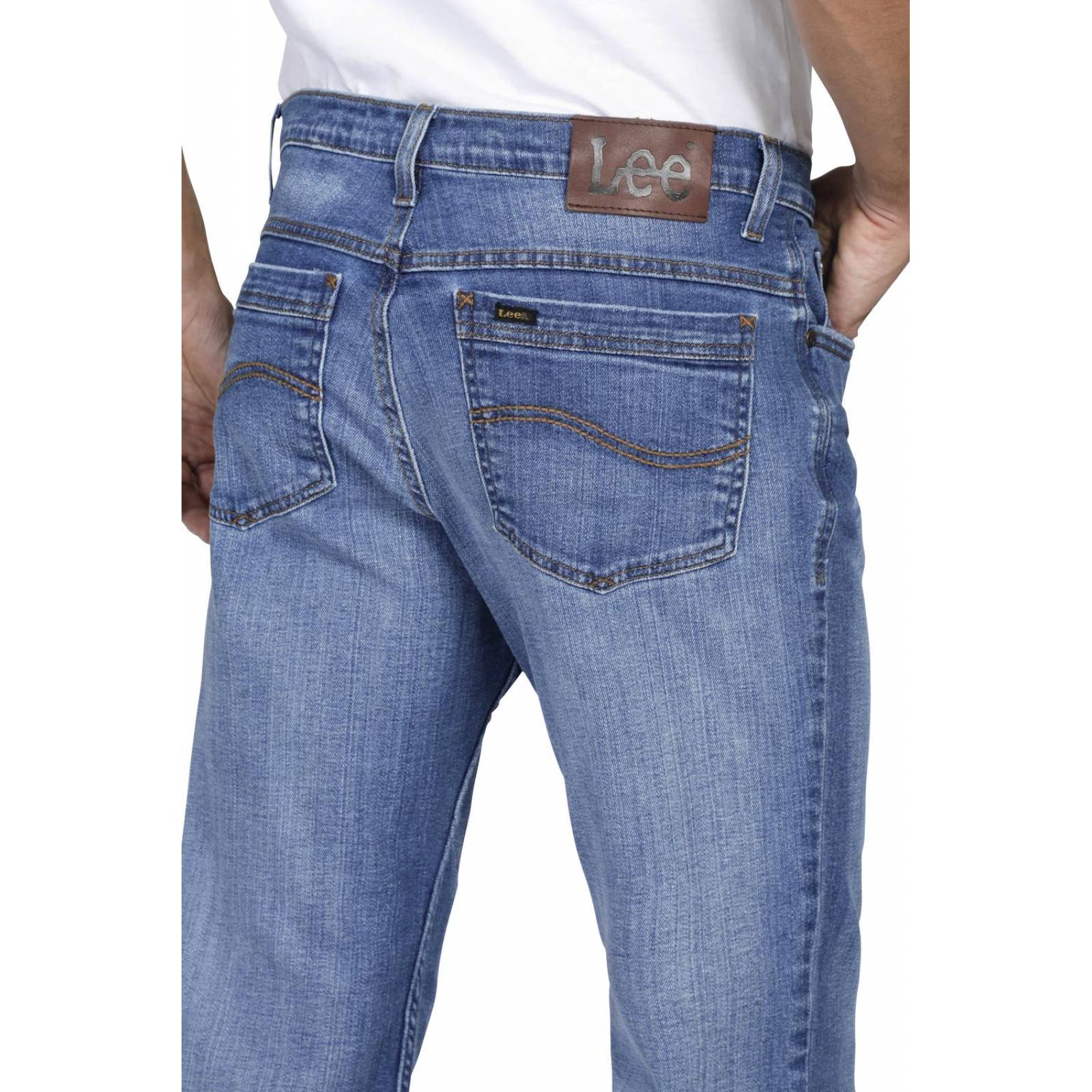 Pantalon Jeans Regular Fit Lee Hombre 10M7 