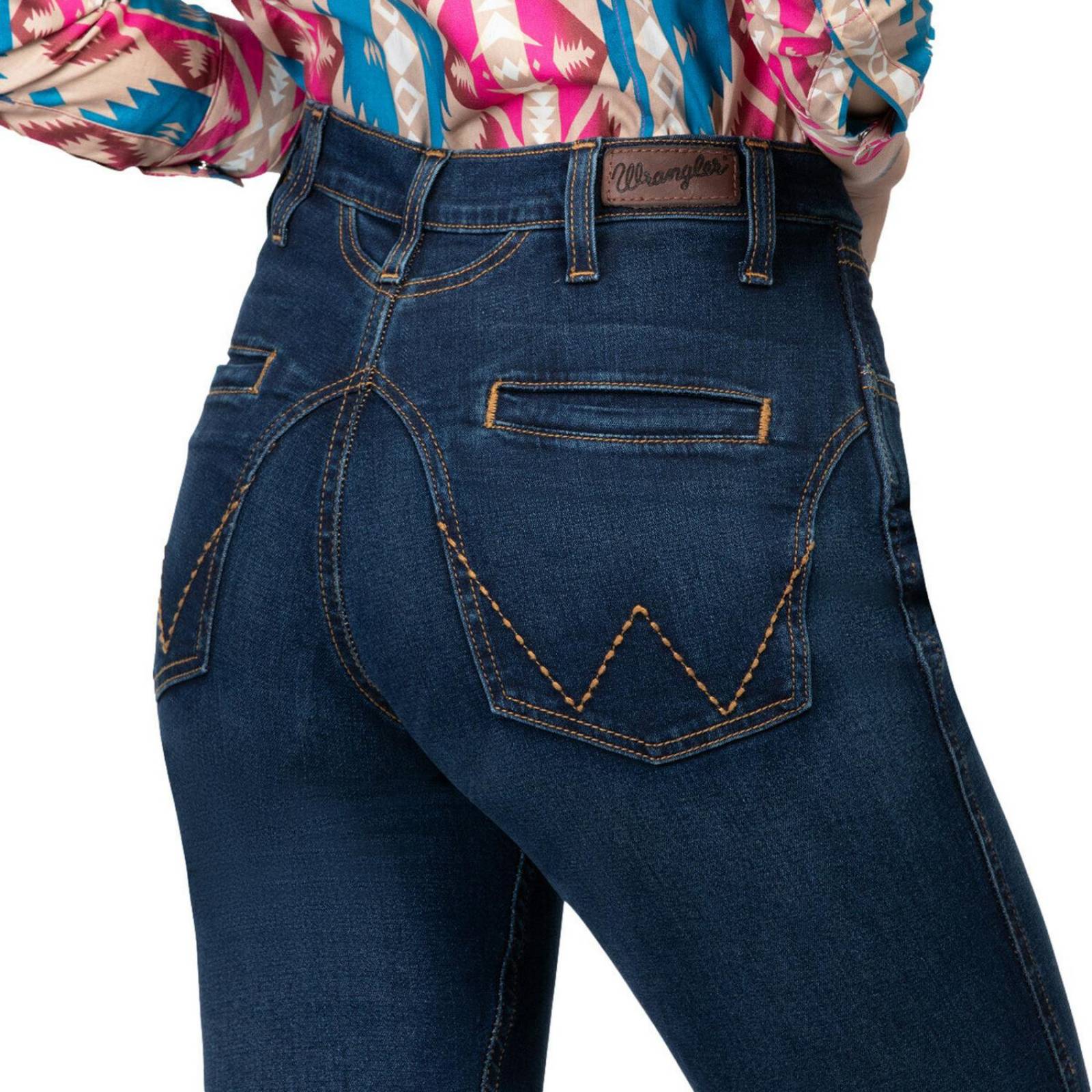 Pantalón Jeans Vaquero High rise flare Wrangler Dama 819 